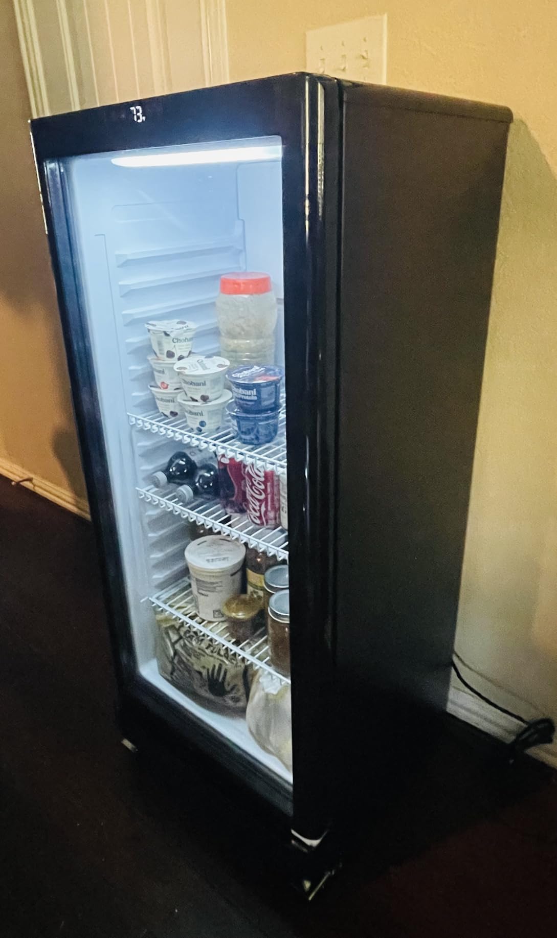 6 Cu.Ft Commercial Refrigerators, Display Fridge with Double-Tempered Glass Door, Beverage Cooler for Bar, Office, Restaurant, Outdoor Beverage Refrigerator with Locking, Key & LED customer photo 2