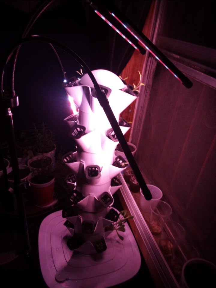 VEVOR Hydroponic Growing System, 30 Pods Vertical 6 Tiers Hydroponic Tower, Home Hydronic Garden with Water Pump & Timer, Water Circulation Plants Germination Kit for Indoor Herbs Fruits & Vegetables customer photo 2