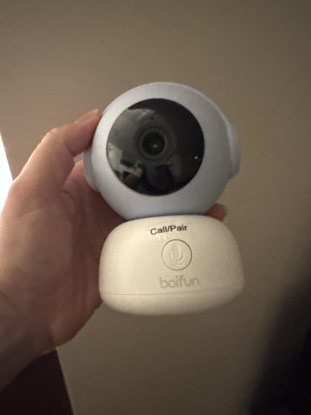 BOIFUN Wi-Fi Baby Monitor with Camera and Audio, Smartphone Compatible APP, 2K HD Night Vision with 5