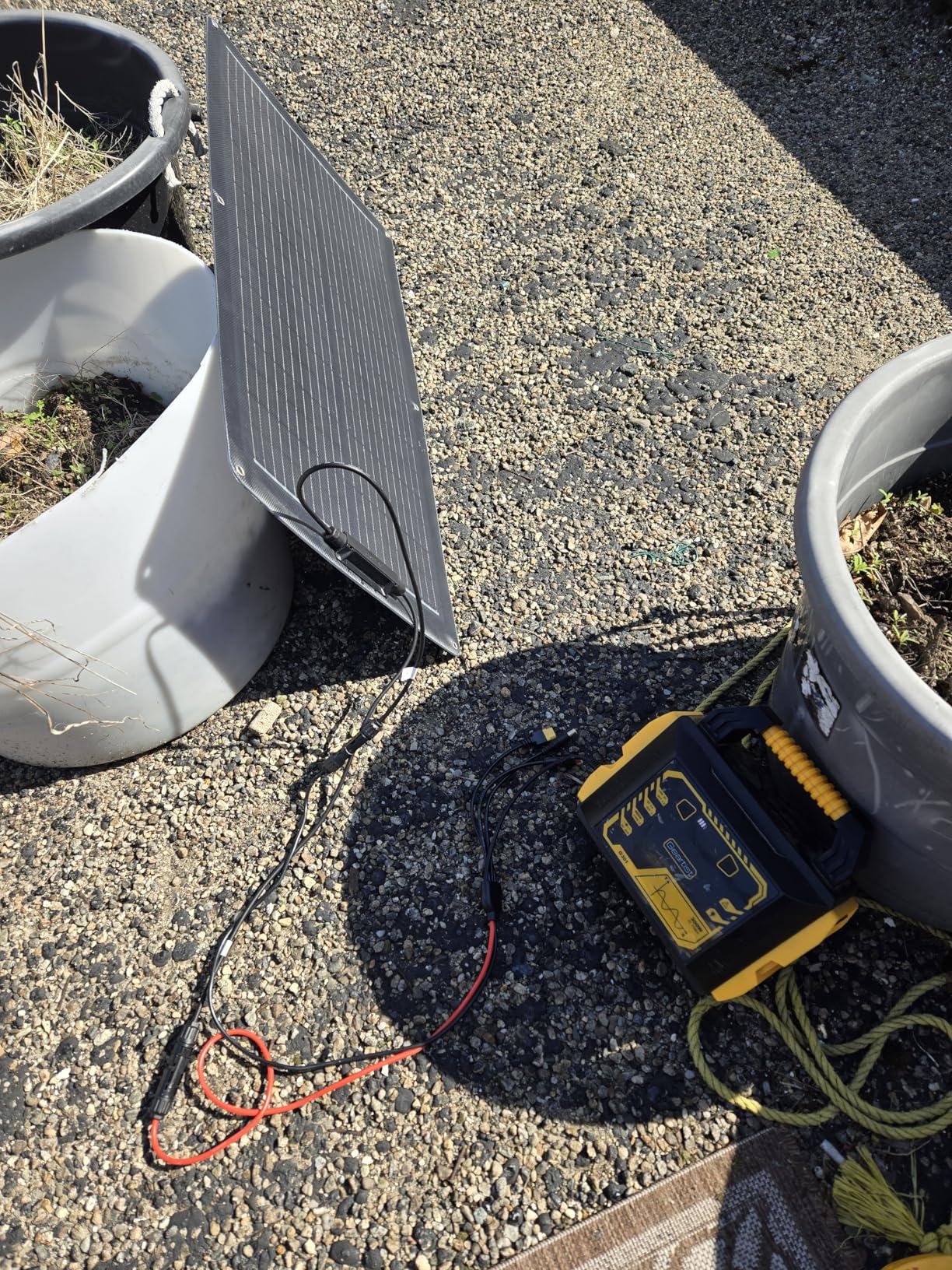 50W Flexible Solar Panel 12V, ETFE Monocrystalline Solar Cell Charger for Power Station, RV, Marine, Boat Bimini, Trailer, Van, Car Battery Maintenance, Ultra-Thin Bendable Design customer photo 2