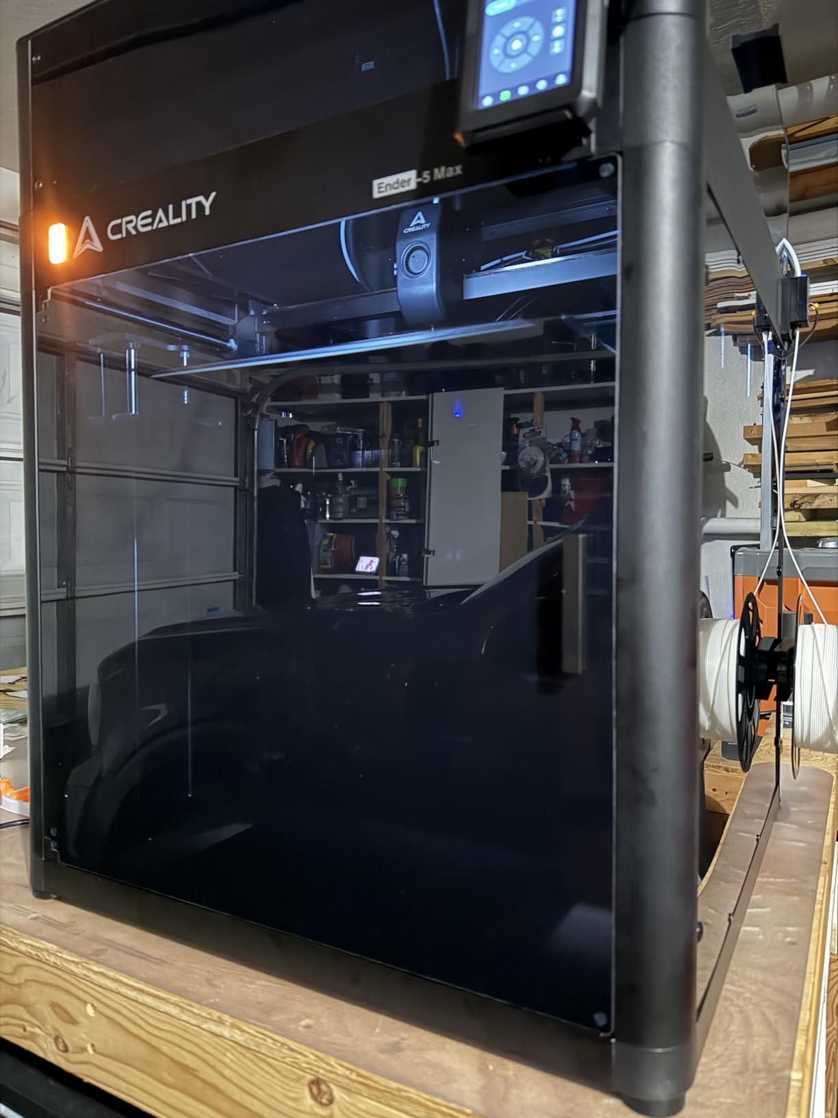 Creality Ender-5 Max 3D Printer, 400x400x400mm Large Build Volume, 700mm/s High-Speed Printing, 36-Point Auto Leveling, LAN Multi-Device Control customer photo 1