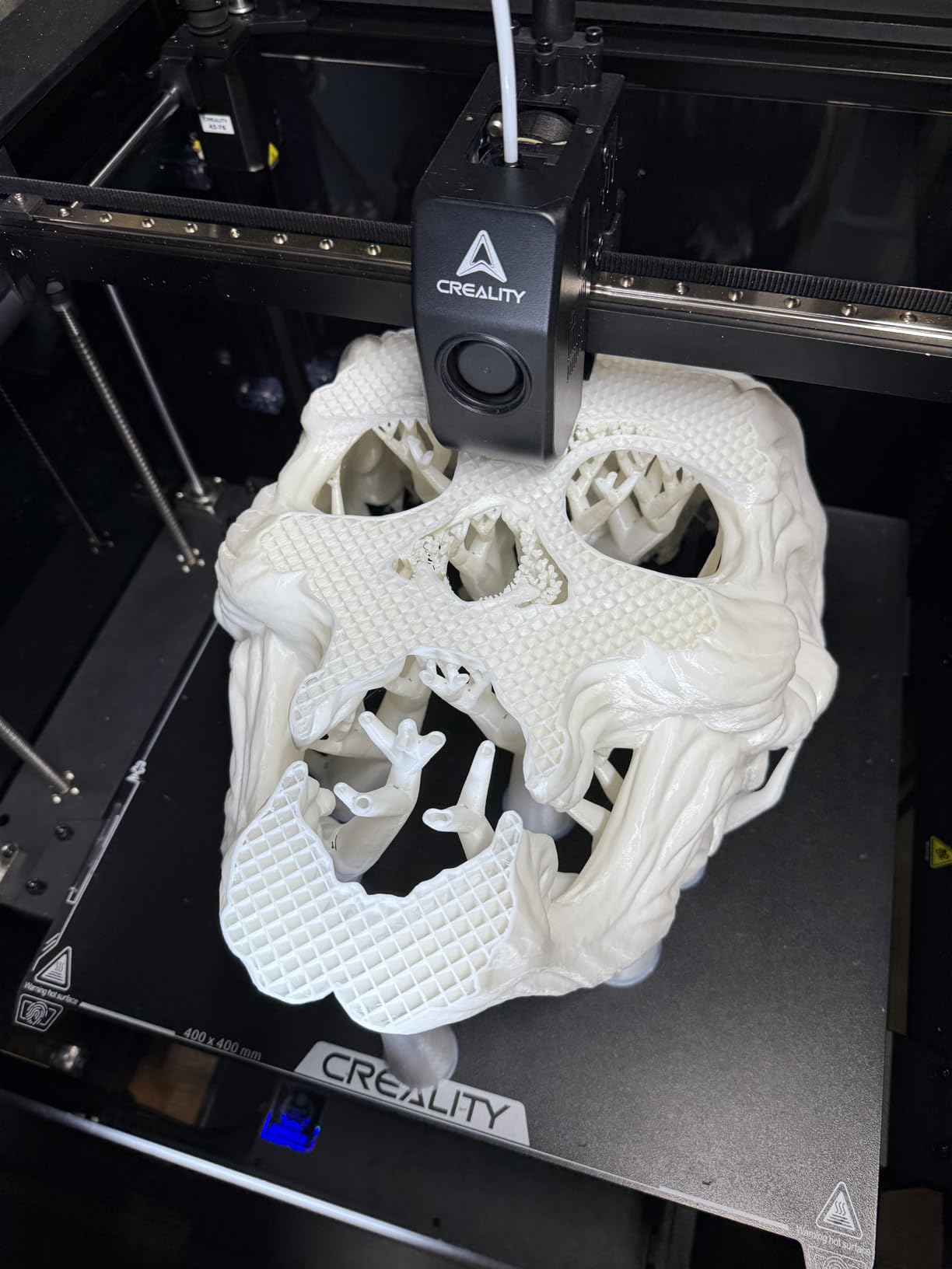 Creality Ender-5 Max 3D Printer, 400x400x400mm Large Build Volume, 700mm/s High-Speed Printing, 36-Point Auto Leveling, LAN Multi-Device Control customer photo 2