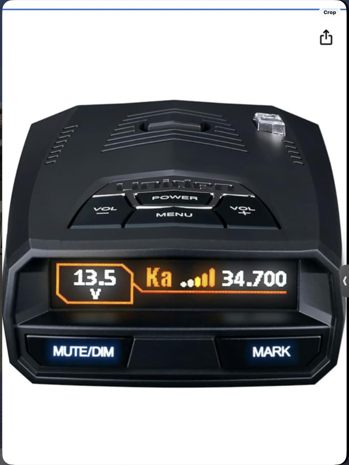 Uniden R4W Extreme Long-Range Laser/Radar Detector, Record Shattering Performance, 360° Awareness, Built-in GPS, Wi-Fi, Bluetooth, Voice Alerts, Red Light & Speed Cameras, R/TACH App customer photo 1