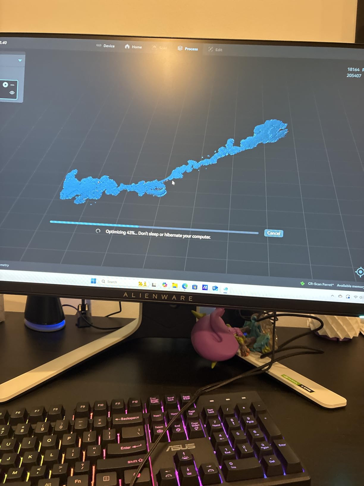 Creality 3D Scanner CR-Scan Ferret for 3D Printing Handheld Scanner 30 FPS Scanning Speed 0.1mm Accuracy Full Color for Android Phone PC Win 10/11 customer photo 2