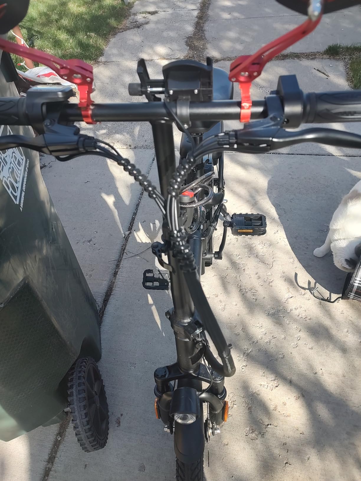 LELEKUAI Electric Bike for Adults and Teens, 520W-560W Motor, 20-24MPH, 32 Miles Range, 48V 10Ah Battery, 3-Level Pedal Assist, 14