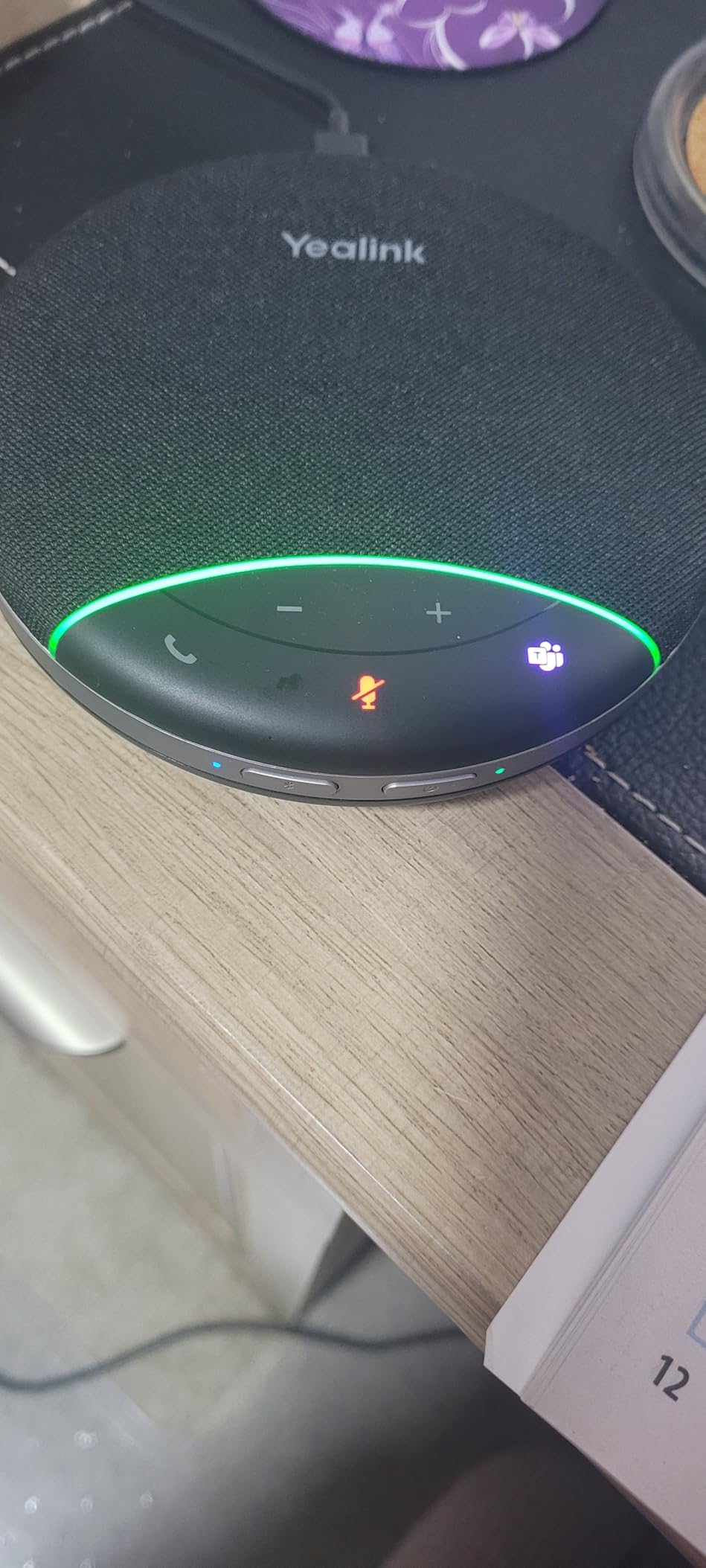 Yealink Sp92 Conference Speaker and Microphone Teams Certified Mic with AI Noise Cancelling 20H Call Time USB Speakerphone for Small Meeting Room, Bluetooth Speaker for Computer/Laptop customer photo 2