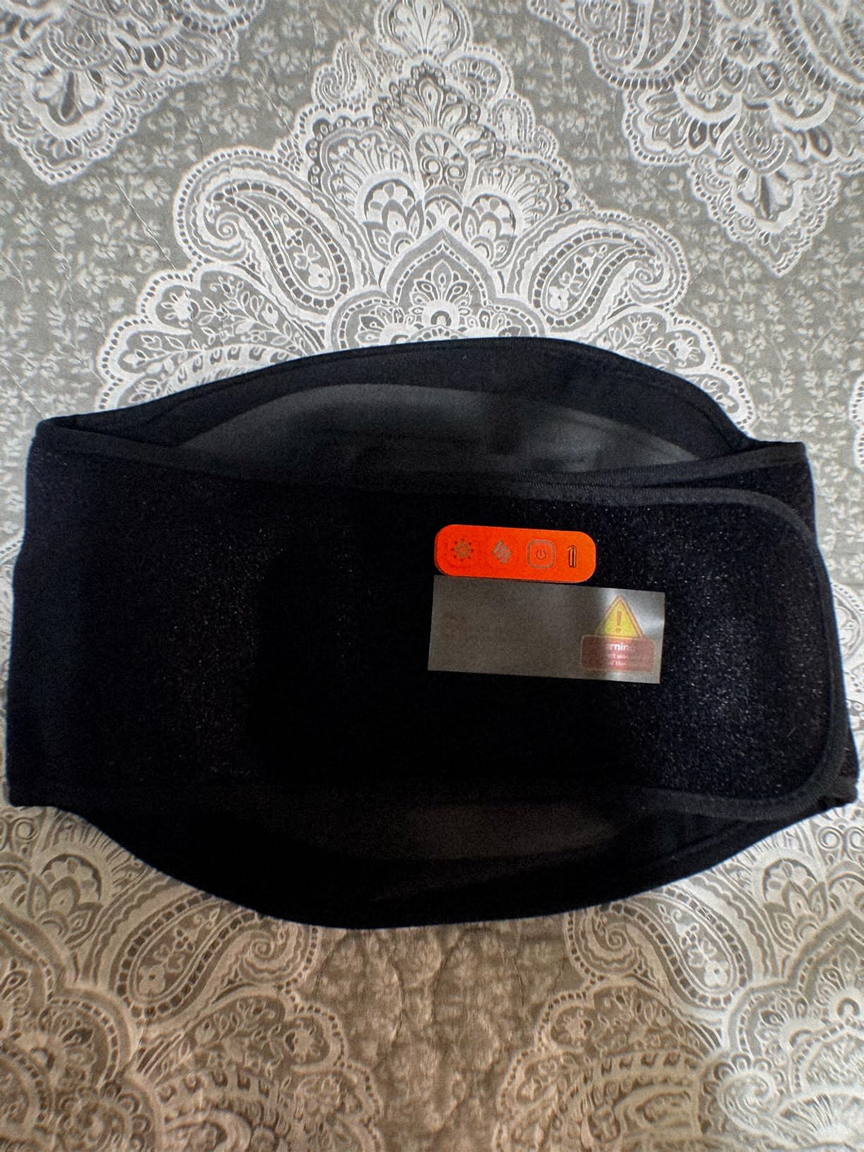 IKEEPFIT Portable Heating Pad for Back, Cordless Wearable Heat Belt with Massager for Lower Back Pain Relief, Battery Powered 8000 mAh Rechargeable customer photo 1