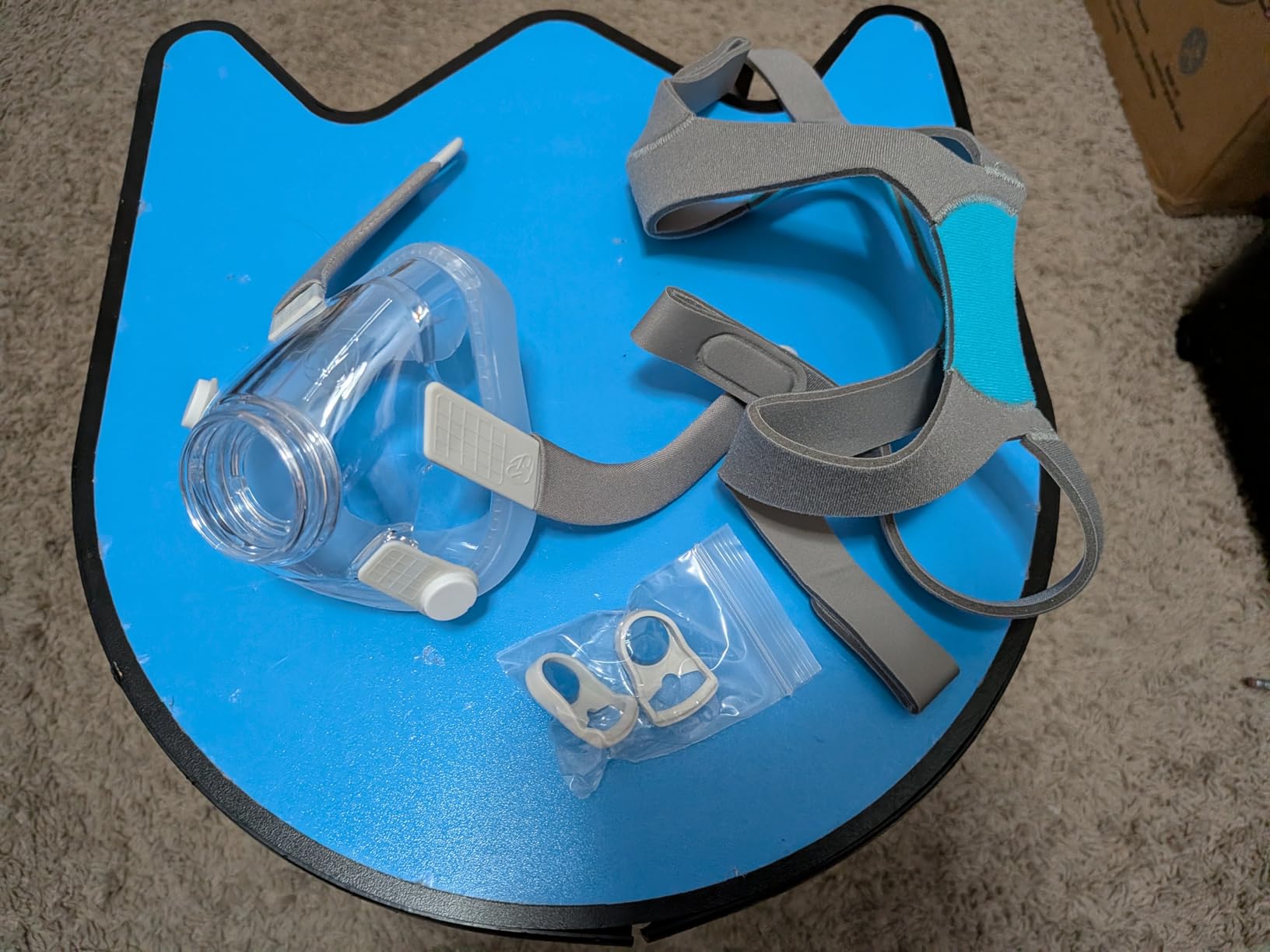 AirFit F20 Replacement Mask Set Large - Includes Mask Cushion, Headgear, Frame & Clips - F20 Full Face Masks Accessories Supplies(L) customer photo 1