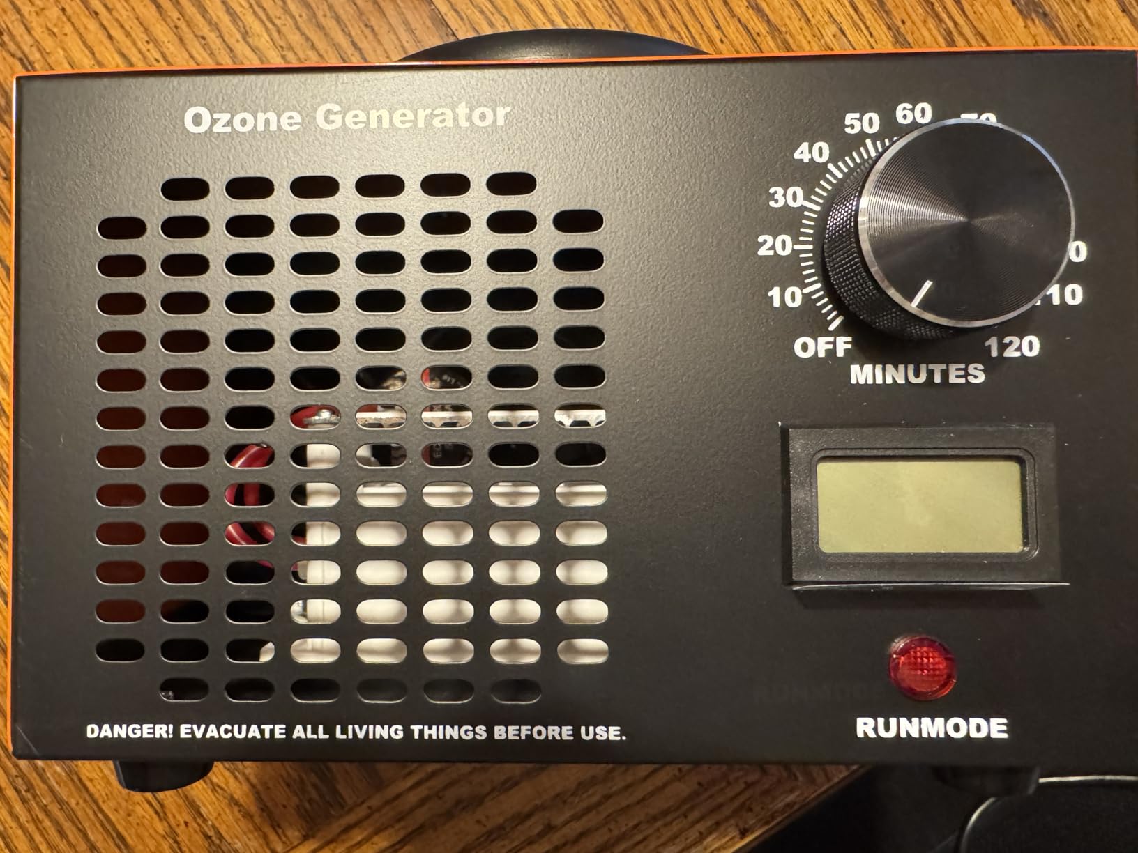 Ozone Generator 160,000mg/H with Temp/Humidity Display - 120 Min Timer O3 Ionizer Air Purifier for Large Spaces (5000 Sq.Ft) customer photo 2