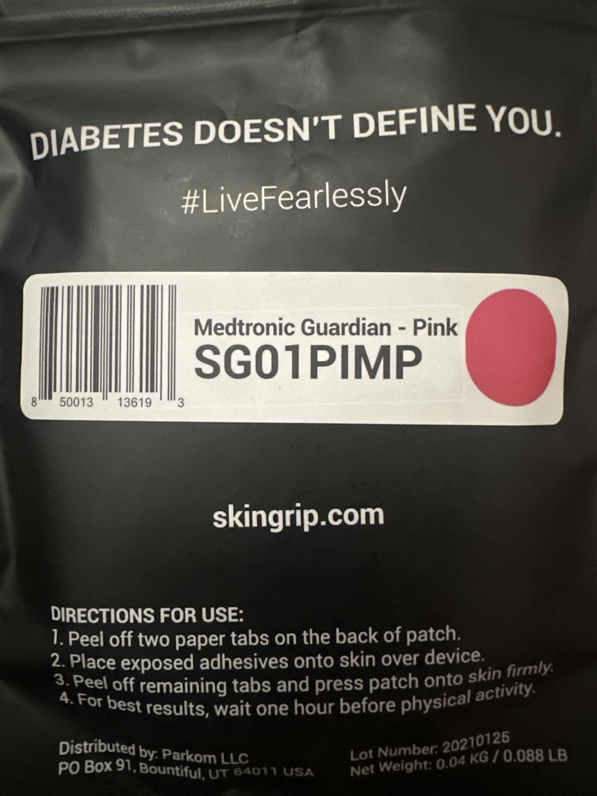 Skin Grip CGM Sensor Patches Compatible with Medtronic Guardian, Waterproof & Sweatproof for 10-14 Days, Pre-Cut Adhesive Tape, Continuous Glucose Monitor Patch - Florals (10-Pack) customer photo 1