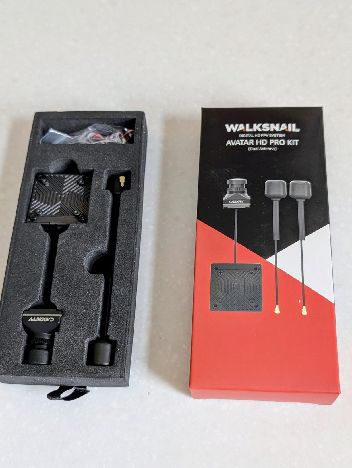 CADDXFPV Walksnail Avatar Pro Kit - Air Unit Pro for FPV Drone with Excellent Night Vision, Gyroflow Support, Digital Transmission System,Dual Antennas, 22ms Low Latency, 4km Max Range, 160° FOV, 1080P/60fps H.265 Video Recording, 1/1.8-inch Starvis II customer photo 2