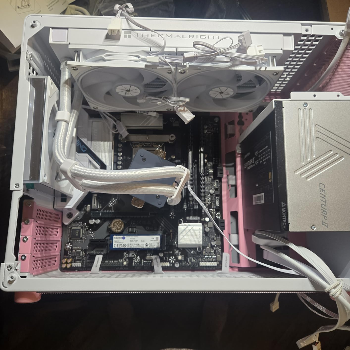 MONTECH Century II - 850W High-End ATX Gaming Power Supply - 80 Plus Gold & Cybenetics Platinum - Fully Modular - ATX 3.1 & PCIe 5.1 Ready with 12V-2x6 Cable - 10 Years Warranty customer photo 2