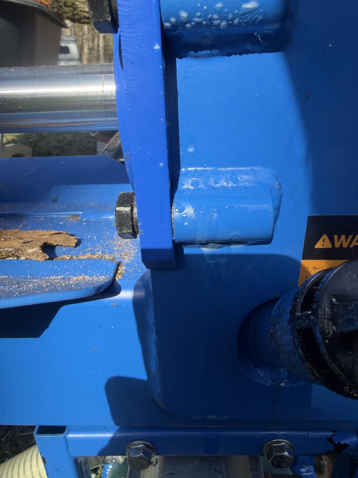 Portable Log Splitter 20 Ton, Gas Powered Wood Splitter with 7HP Engine & Hydraulic Pump, Horizontal Full Beam with Auto Return Ram System, Steel Wedge for Firewood Splitting & Forestry Use customer photo 1