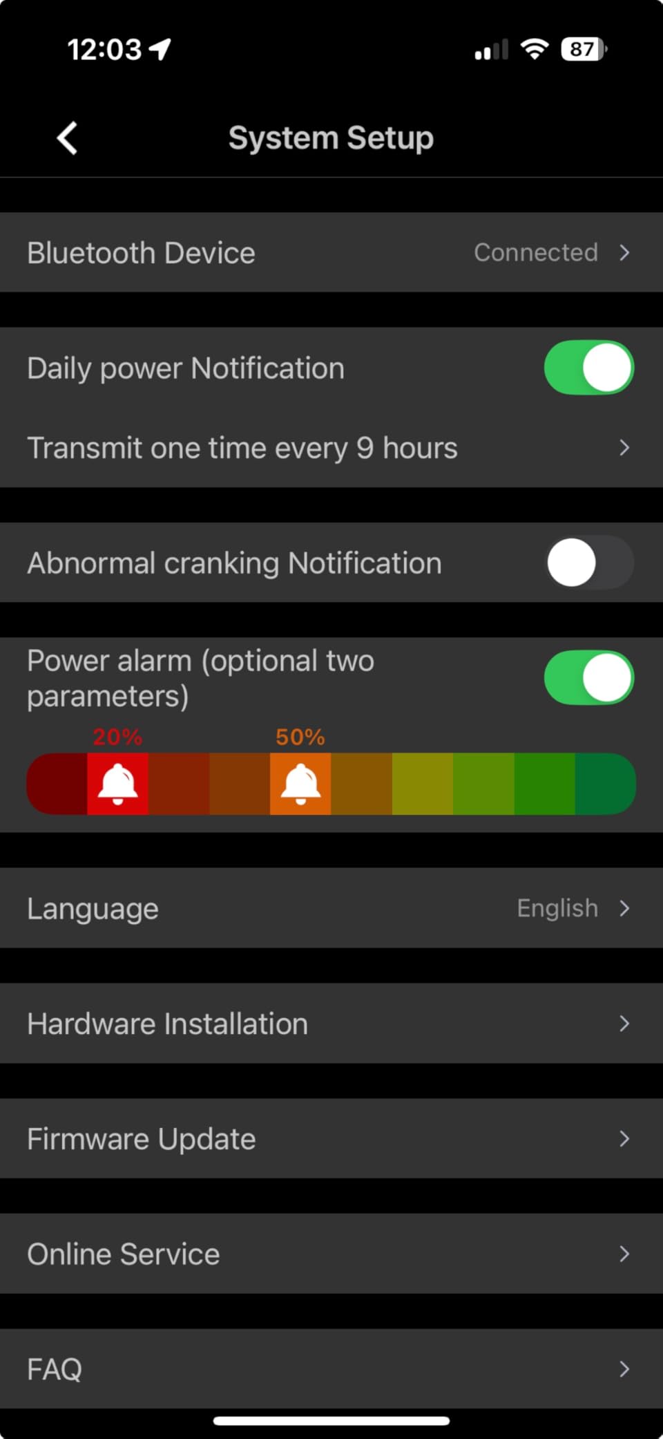 6V 12V 24V Bluetooth Battery Monitor BM7 - Work for All Lead-Acid & Lithium Battery with Charging, Cranking System Test & Auto Alarm - Waterproof Voltmeter for Cars, Vans, Trucks, Motorcycles, Boats customer photo 2
