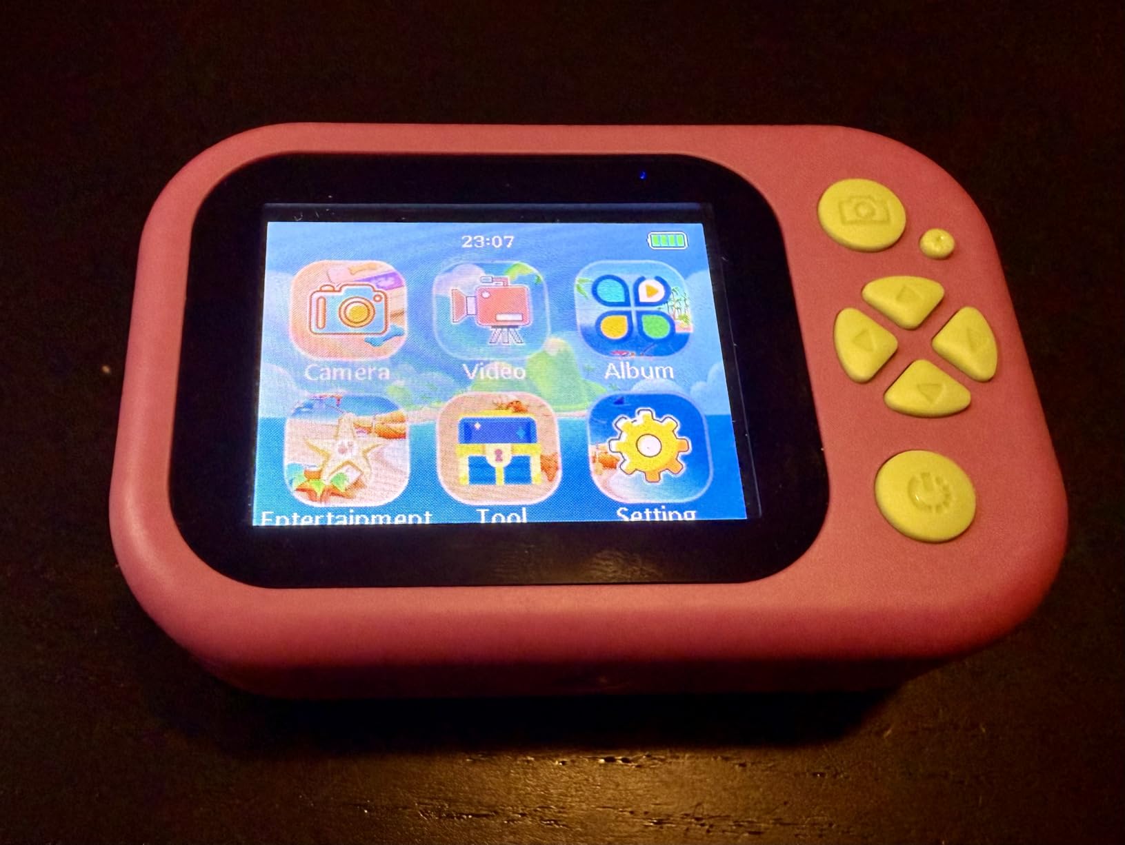 Kids Waterproof Camera, 1080P HD Underwater Digital Camera for Kids Aged 3-12, IP68 Swimming & Snorkeling Toy, ABS Plastic, 32GB Card, Birthday Gift for Children Boys Girls, Pink customer photo 2