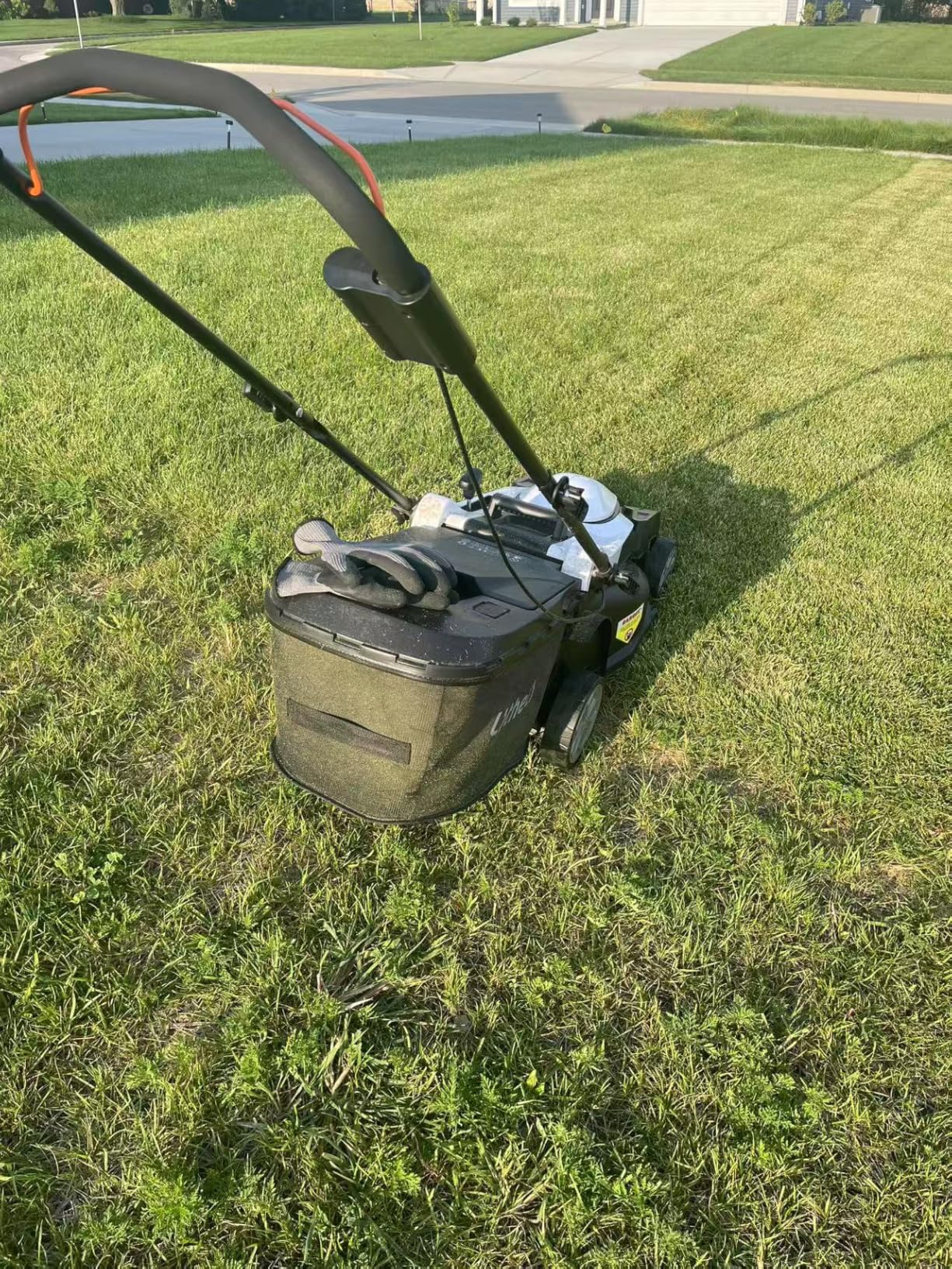 Electric Lawn Mower, Self-propelled Lawn Mower Cordless 40V(2x20V) 18.5