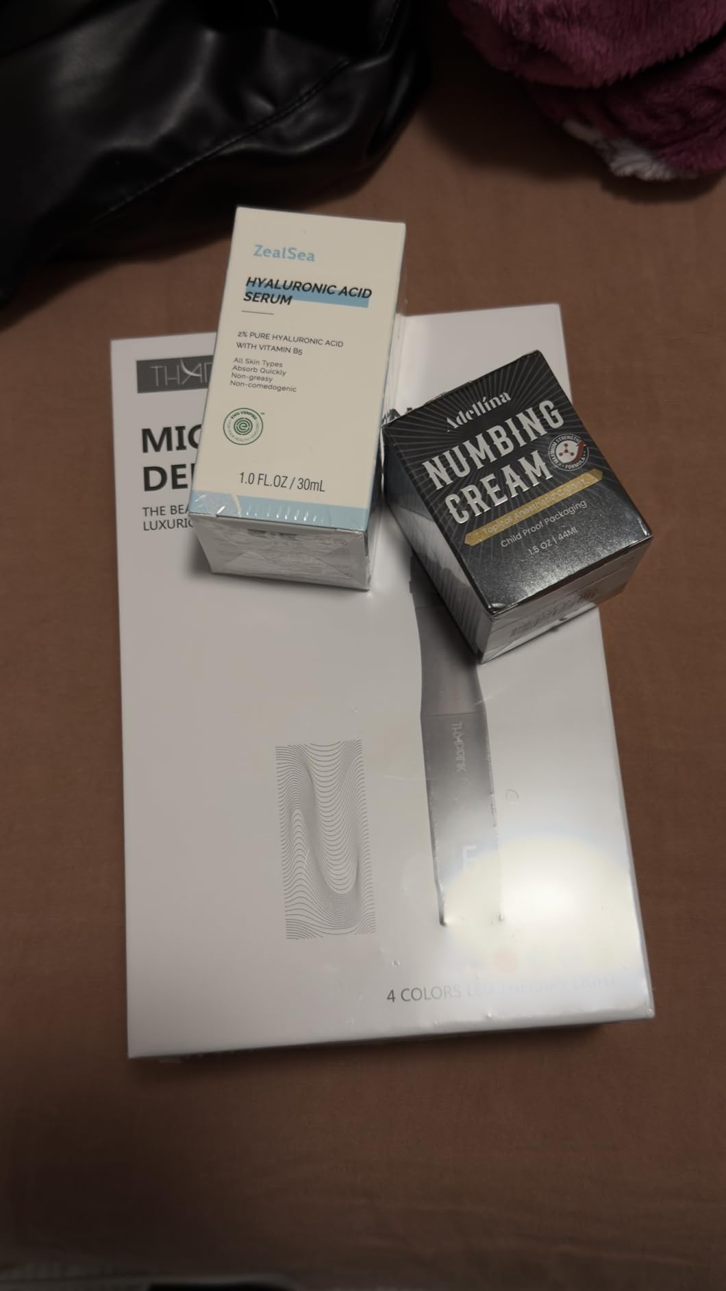 Microneedle Derma Roller Pen Microneedling Roller 0.25mm Dermabrasion Roller for Face Skin, Microneedle Micro Needle Roller 0.25mm for Men and Women Home Use customer photo 2