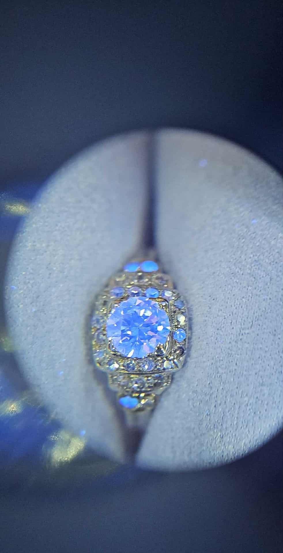 10x Loupe Magnifier Rechargeable Jewelers Loupe with UV and LED Lights, Illuminated Eye Loop Adjustable Focus Jewelry Magnifying Glass with Detachable Reticle Scale for Gemstones Identification customer photo 1