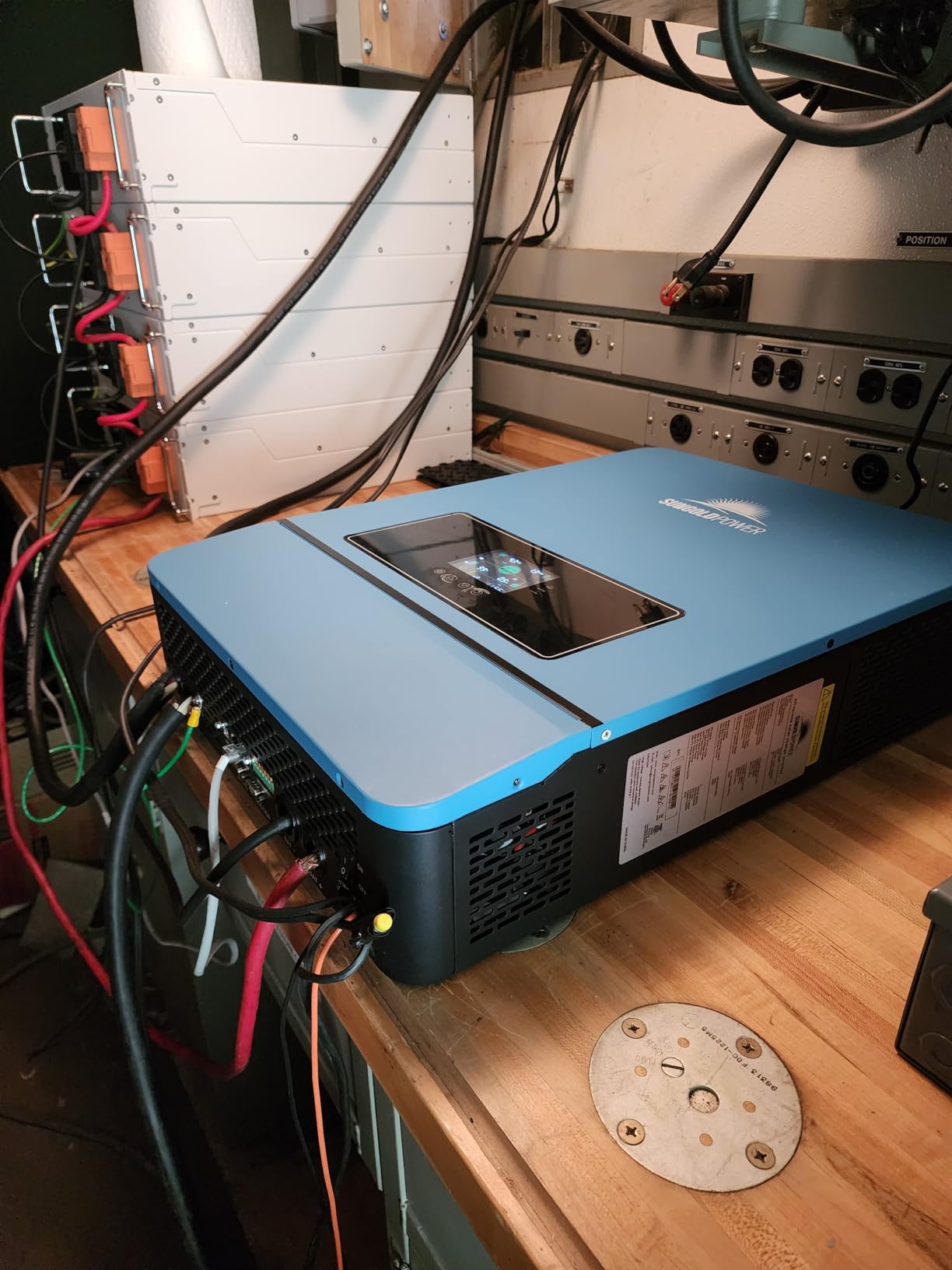 SUNGOLDPOWER 10000W 48V Solar Inverter, Built-in 2 MPPTs, Max 200A Battery Charging, Split Phase AC Input/Output 120V/240V, Pure Sine Wave (WiFi and BMS COMM) UL1741 customer photo 2