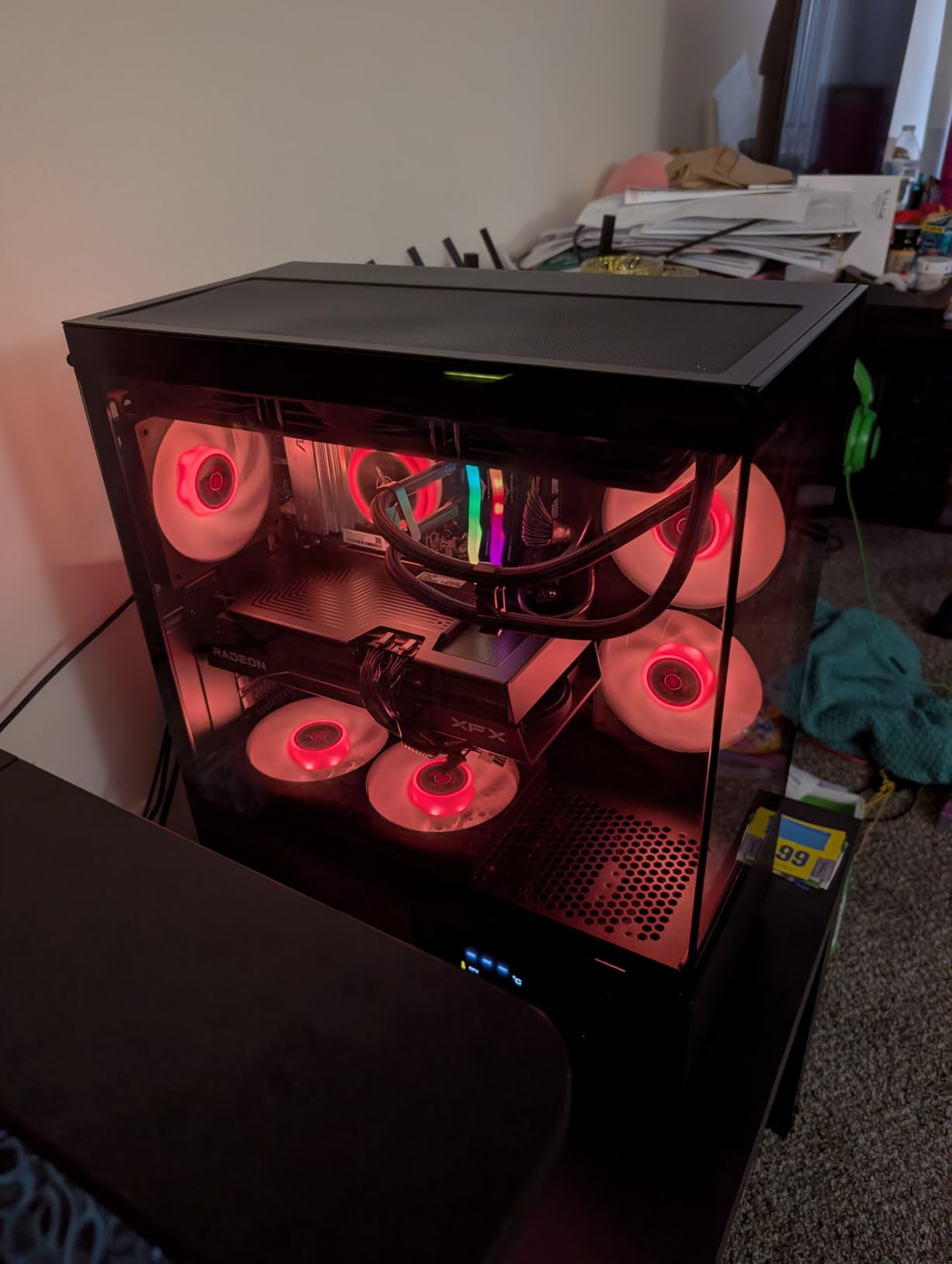 Skytech Shadow Gaming PC Desktop, Ryzen 5 5500 3.6 GHz (4.2GHz Turbo), NVIDIA RTX 3050 6GB, 1TB NVMe SSD, 16GB DDR4 RAM 3200, 650W Gold PSU, Wi-Fi, Win 11 customer photo 1