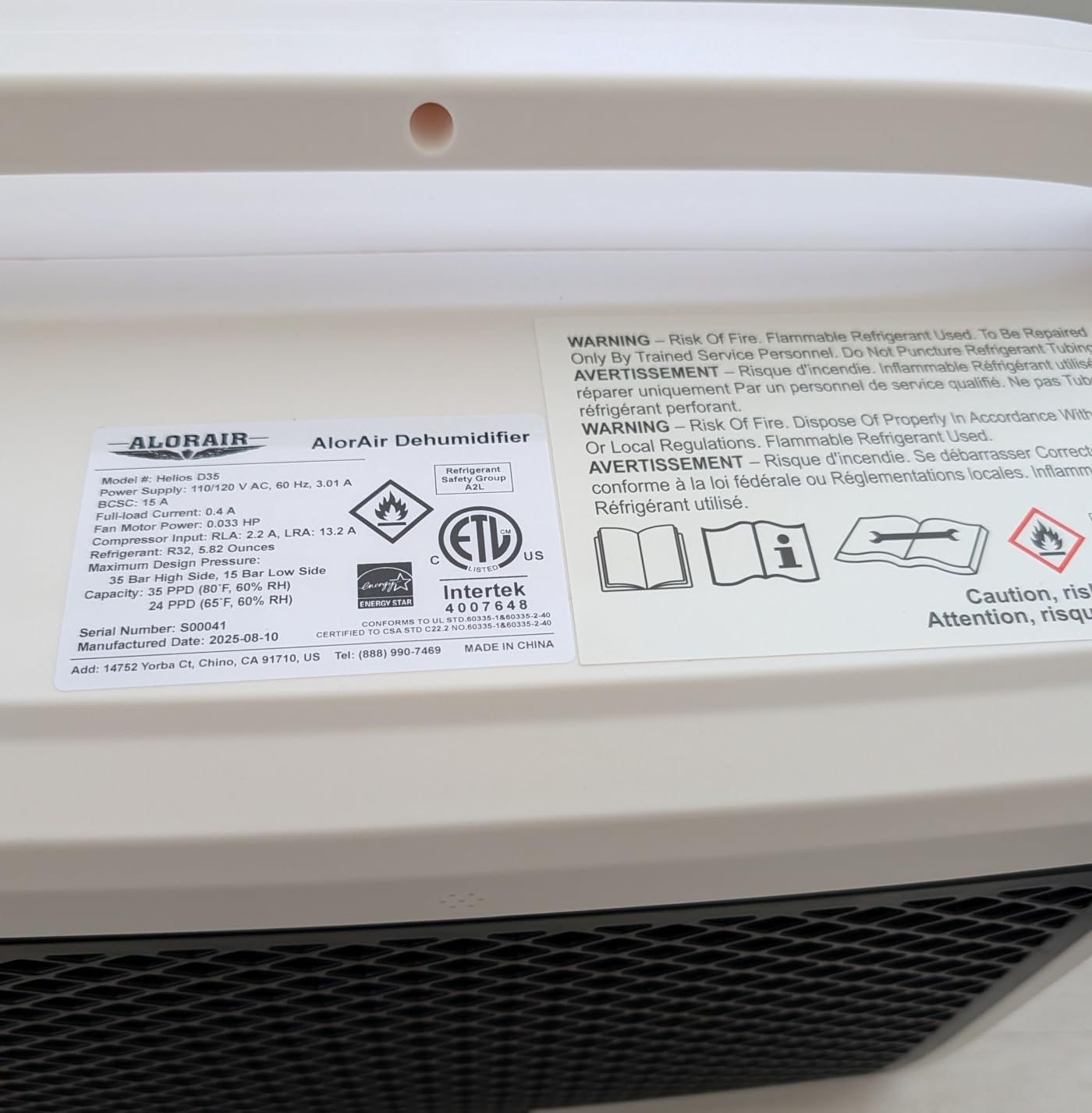 ALORAIR 70 Pints Crawlspaces Dehumidifier with Drain Hose for Commercial, Basements, Industry Water Damage Unit, Energy Star, Compact, Auto Defrost, Memory Starting Crawl Spaces Dehumidifiers customer photo 1