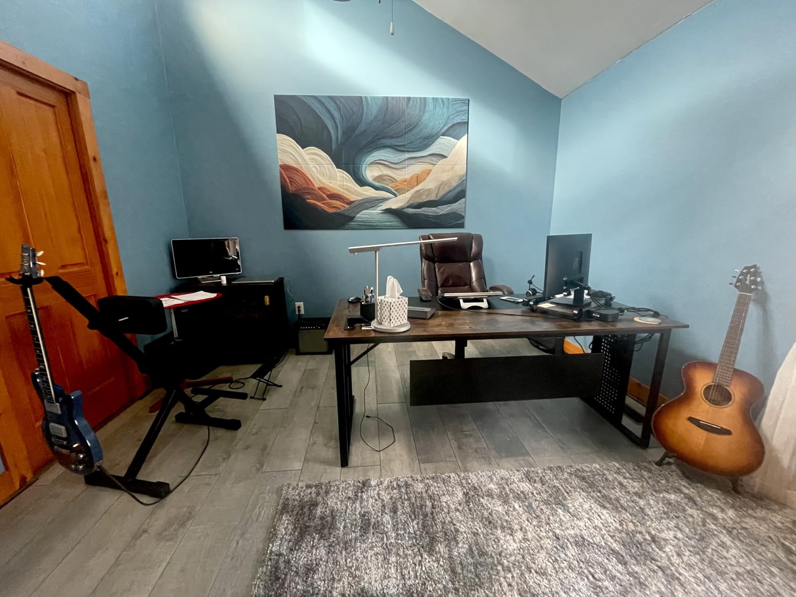 6 Pack Sound Absorbing Panels 72x48 Inch Decorative Acoustic Panels Acoustic Wall Panels for Home Office Studio Quick and Easy Setup customer photo 2