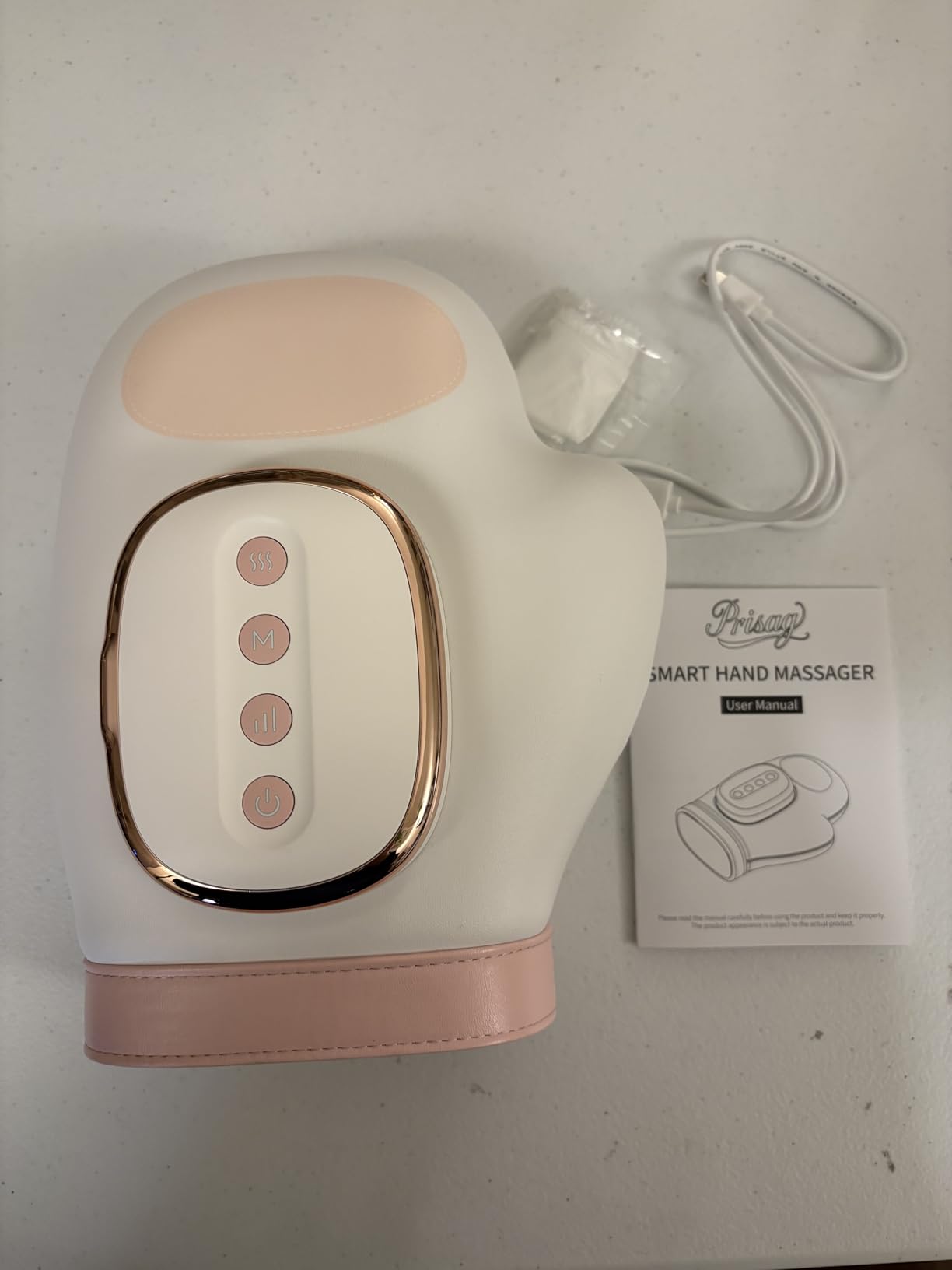 Hand Massager with Heat and Compression - Cordless Electric Hand and Wrist Massager for Arthritis, Carpal Tunnel & Finger Pain Relief - 5 Levels 3D Wave Pressure, 3 Heat Settings - Ideal Gift customer photo 2