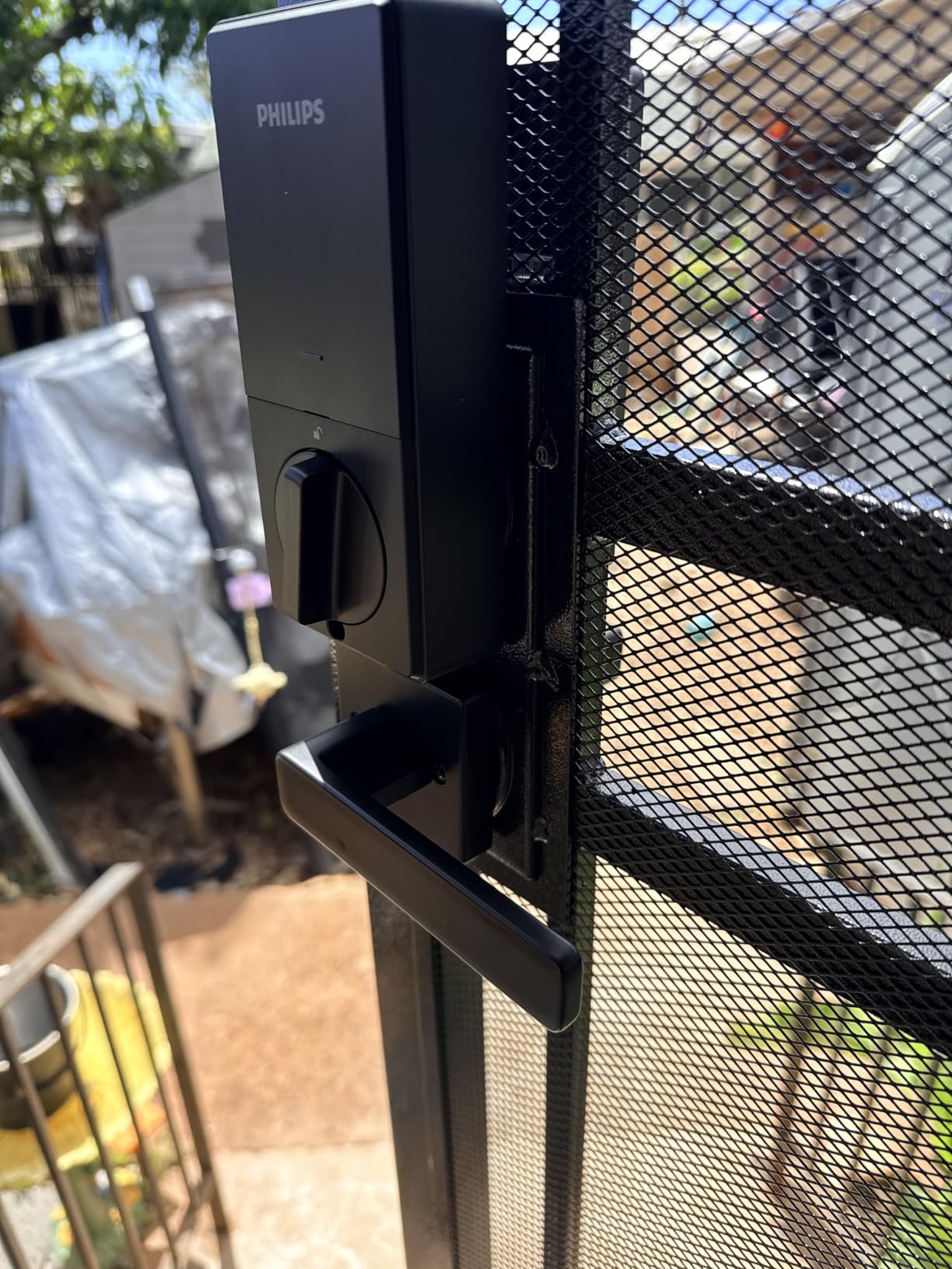 Philips WiFi Keypad Door Lock with Handle, Built-in WiFi, APP Remote Control, Voice & Fingerprint Unlock, Smart Locks for Front Door with Auto Lock, Digital Front Door Lock Set, Keyless Entry Deadbolt customer photo 2