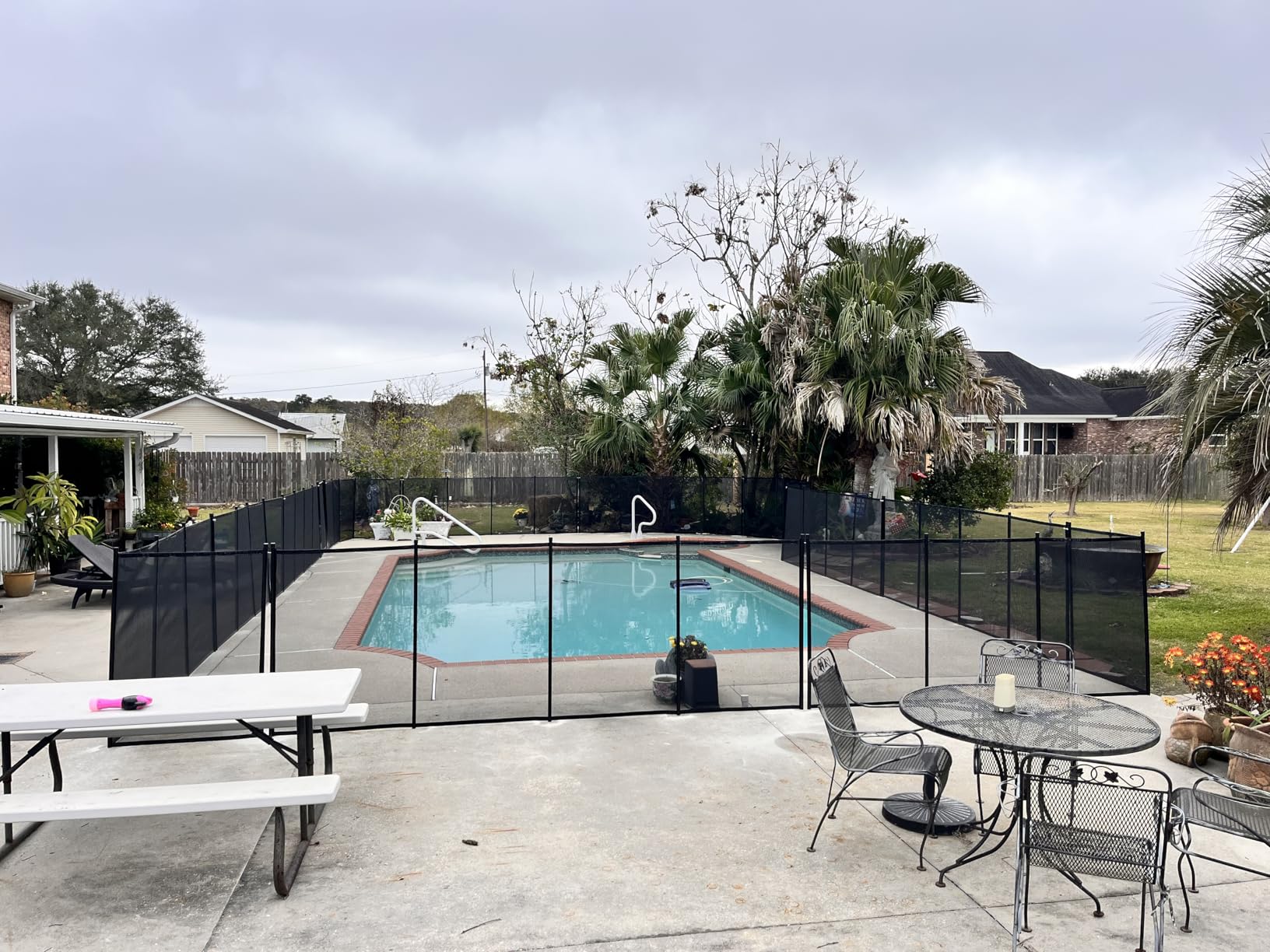 VINGLI Pool Fence Gate,4Ft x 2.5Ft Swimming Pool Fence in Ground Pool Safety Fencing (4FT × 2.5FT) customer photo 2