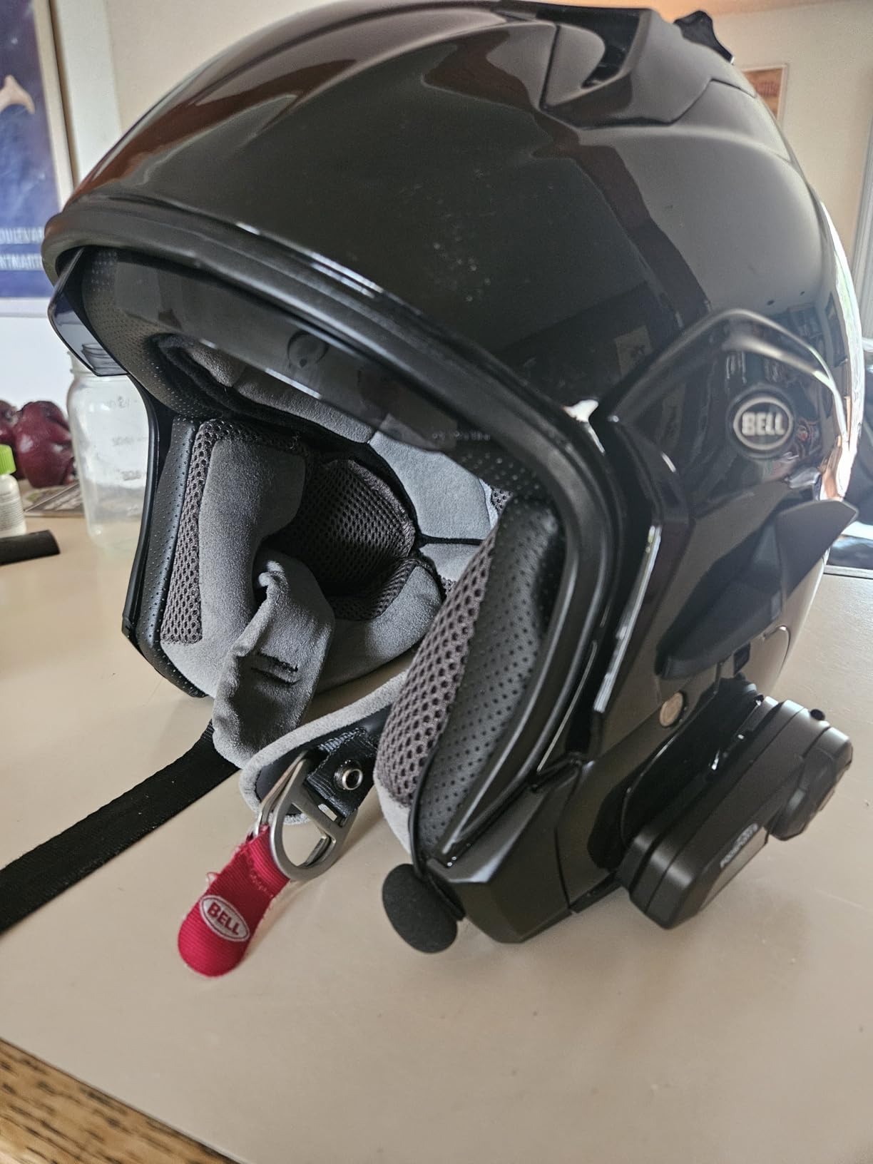 Fodsports FX-S Motorcycle Bluetooth Headset V5.4, 2-Way Helmet Intercom Communication System with IP67 Waterproof, CVC Noise Cancellation, Hands-Free Music/Call, 2 Type Mics, Black, 2 Pack customer photo 1