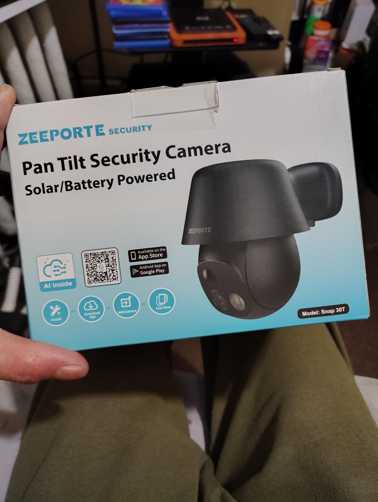 Solar Security Cameras Wireless Outdoor, 2K Pan/Tilt 360° View Solar/Battery Powered WiFi Cameras for Home Security with AI Motion Detection, Spotlight, 2-Way Audio, Siren, IP65, SD/Cloud Storage customer photo 2