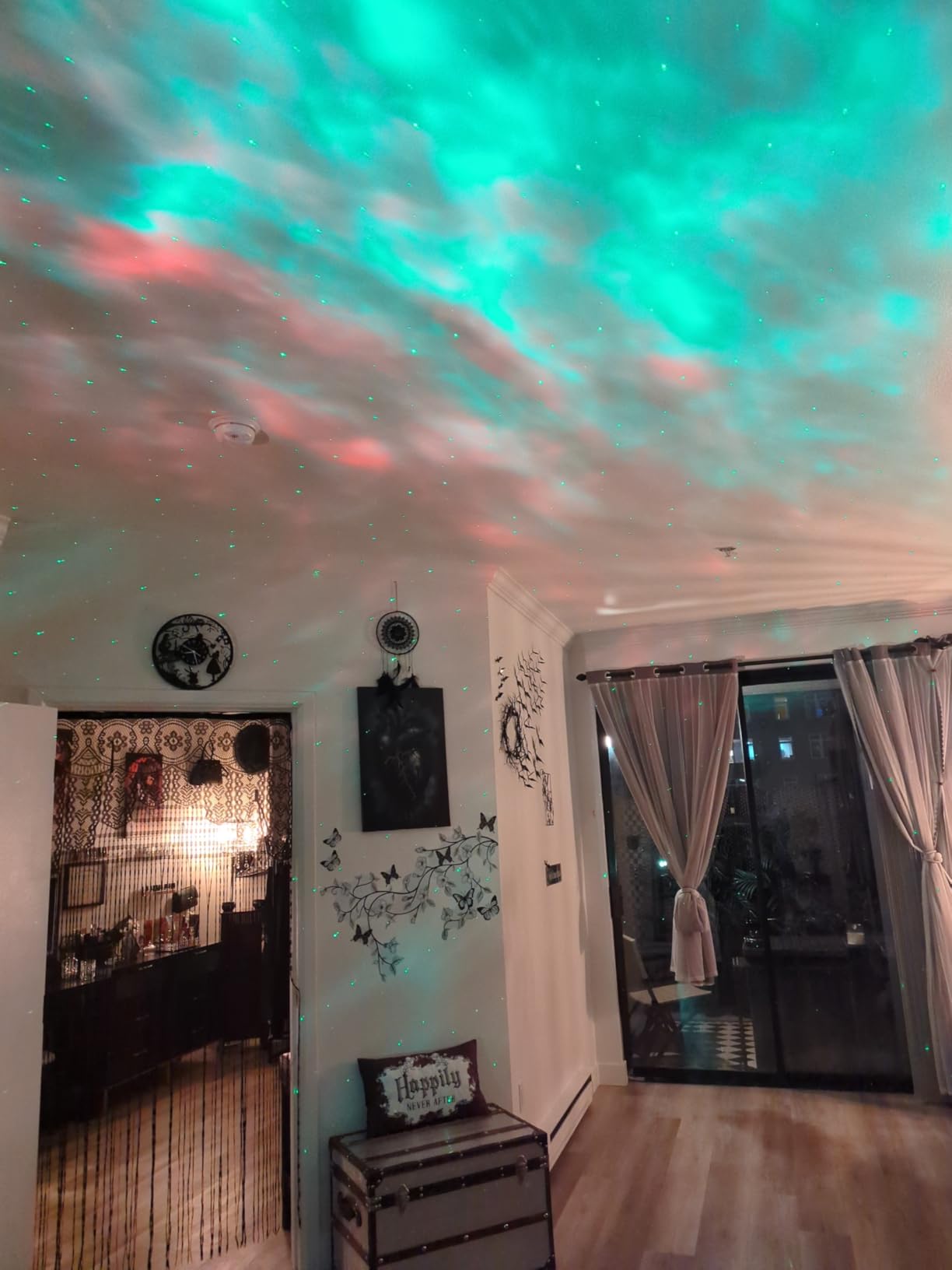 Laser Safety Certified Star Projector, Galaxy Projector with Smart App & Voice Control, 900 Sq.ft Coverage, 4 Custom Scenes, 25dB Silent Operation with 4 Positioning Angles customer photo 1