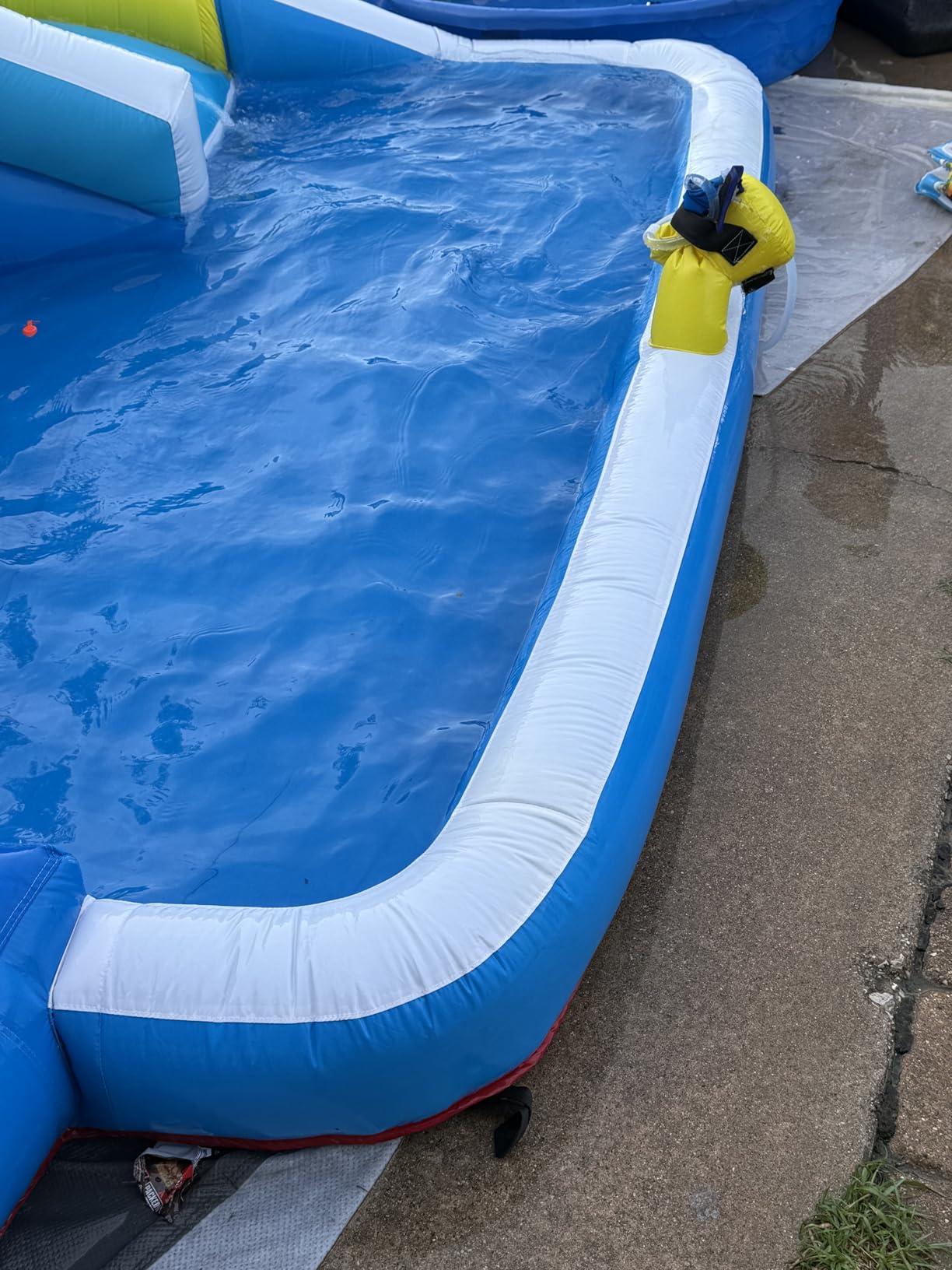 Commercial Inflatable Water Slide for Adults Kids, 100% PVC Inflatable Castle Big Water Slide with 950W Blower, Splash Pool, Large Waterslide Bounce House for Backyard Party, Outdoor Park, 21×9×12ft customer photo 2