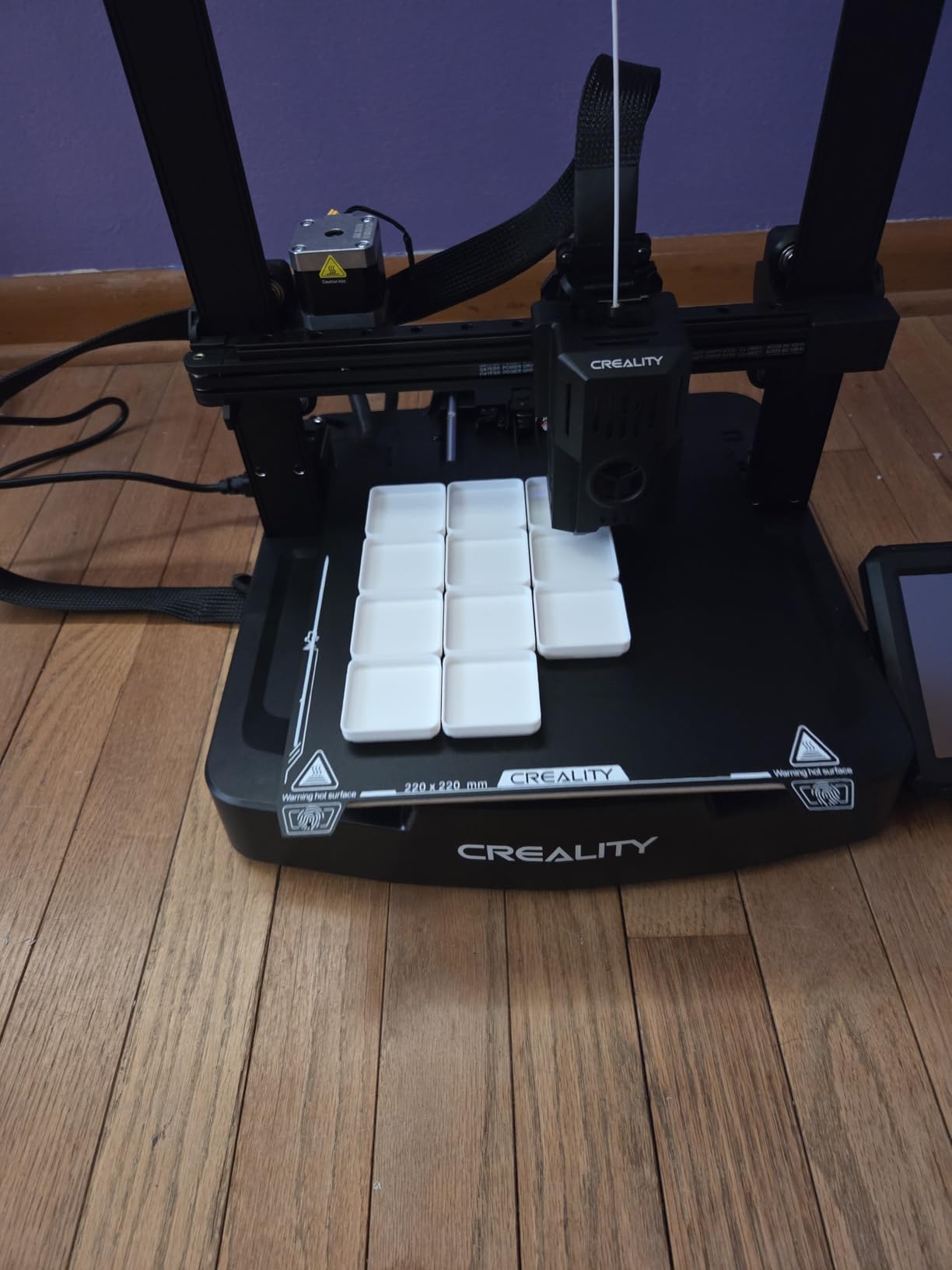 Creality Ender 3 V3 Plus 3D Printer, CoreXZ 600mm/s High-Speed Auto Leveling Direct Drive Extruder Stable Metal Build Tri-Metal Nozzle Ender 3D Printer Large Print Size 11.8x11.8x13.0in customer photo 2