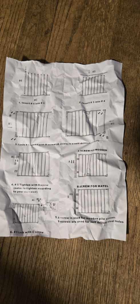 Deck Fence Gate Kit (38