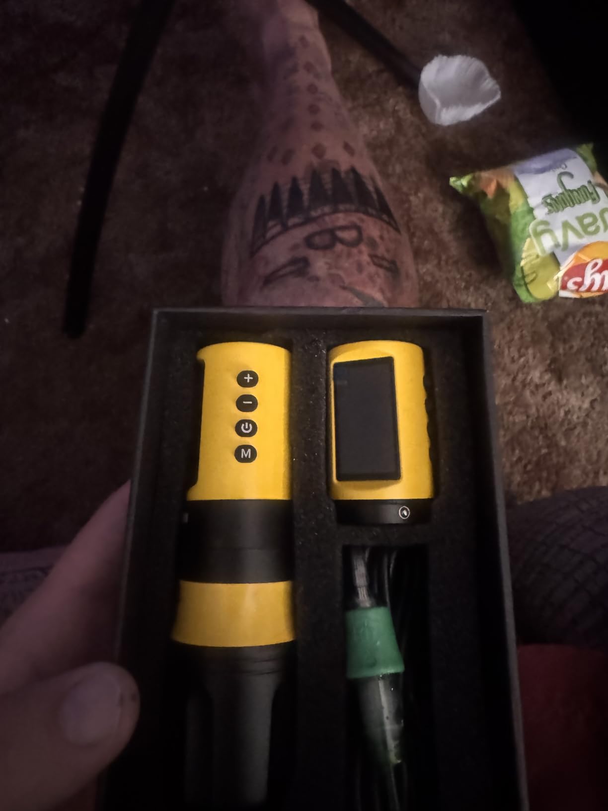 POSEIDON Tattoo Gun Kit, Wireless Tattoo Pen Kit Tattoo Kit with 2Pcs Battery and 20 Pcs Tattoo Cartridge Needles, 7 Stroke Settings, Normal/Dot Modes, LED Display, Complete Tattoo Machine Kit customer photo 1