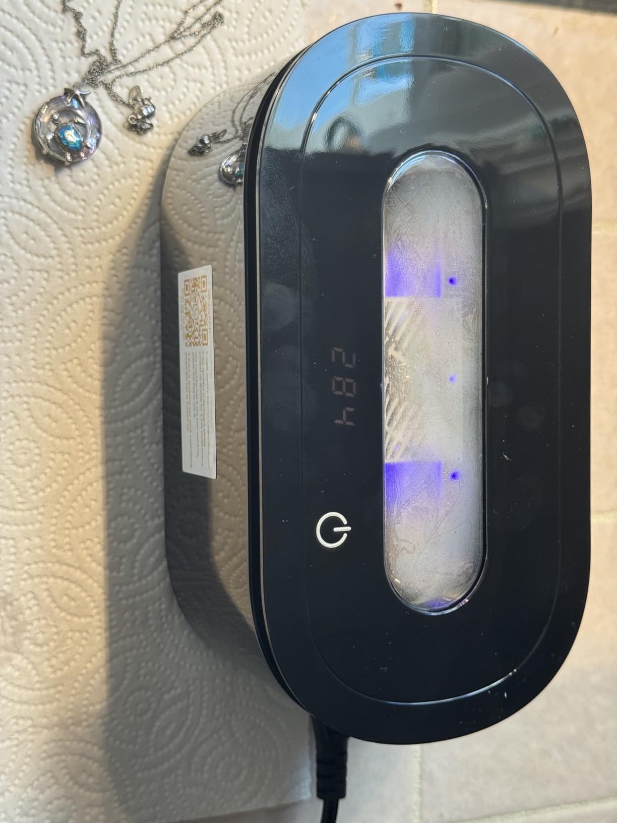 Ultrasonic Jewelry Cleaner, 48KHz Professional Ultrasonic Cleaner for Eyeglasses, Rings, Retainers, Dentures, 30W Jewelry Cleaner Ultrasonic Machine with Dual Cleaning Modes, Digital Timer customer photo 1