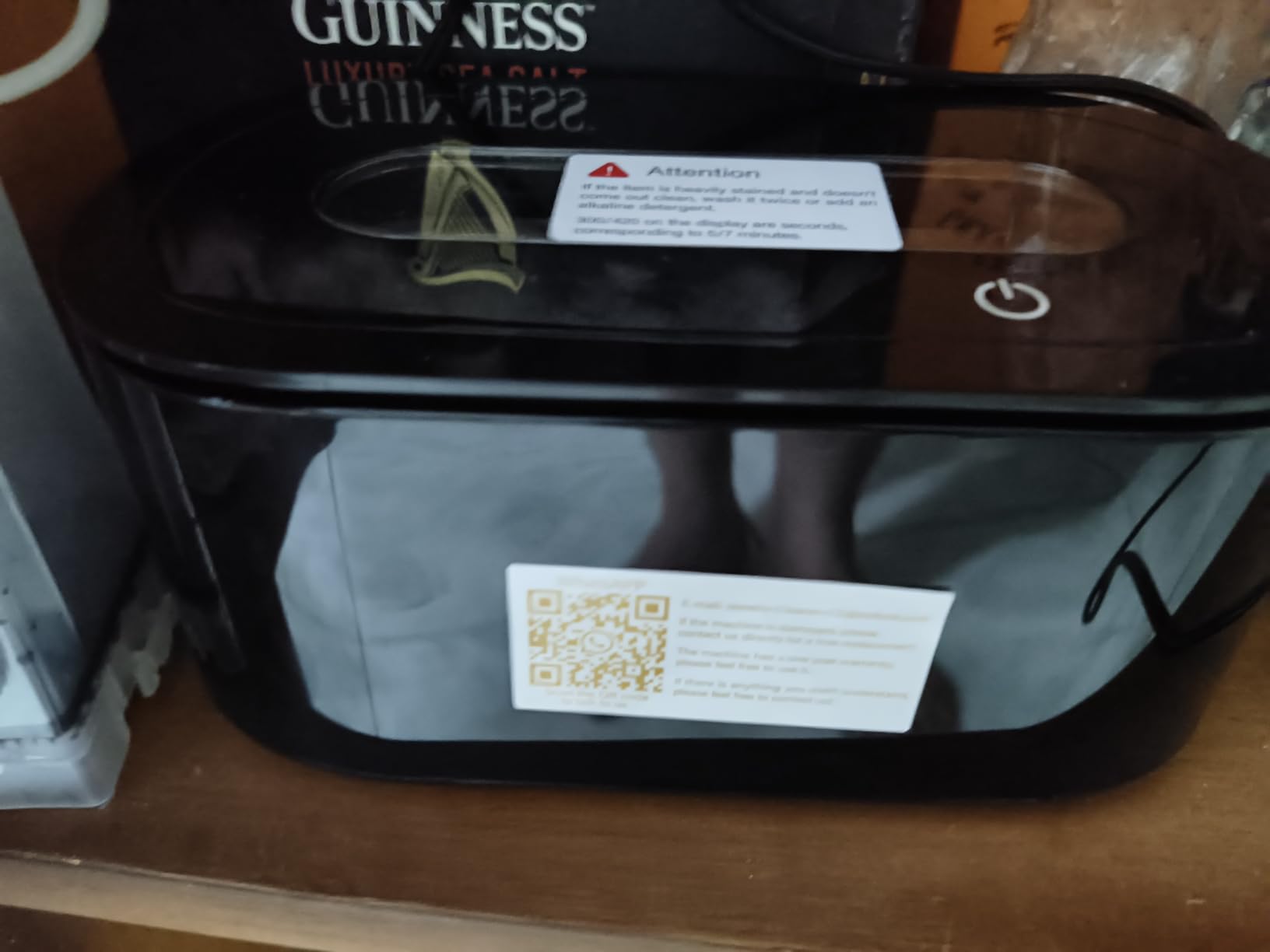 Ultrasonic Jewelry Cleaner, 48KHz Professional Ultrasonic Cleaner for Eyeglasses, Rings, Retainers, Dentures, 30W Jewelry Cleaner Ultrasonic Machine with Dual Cleaning Modes, Digital Timer customer photo 2