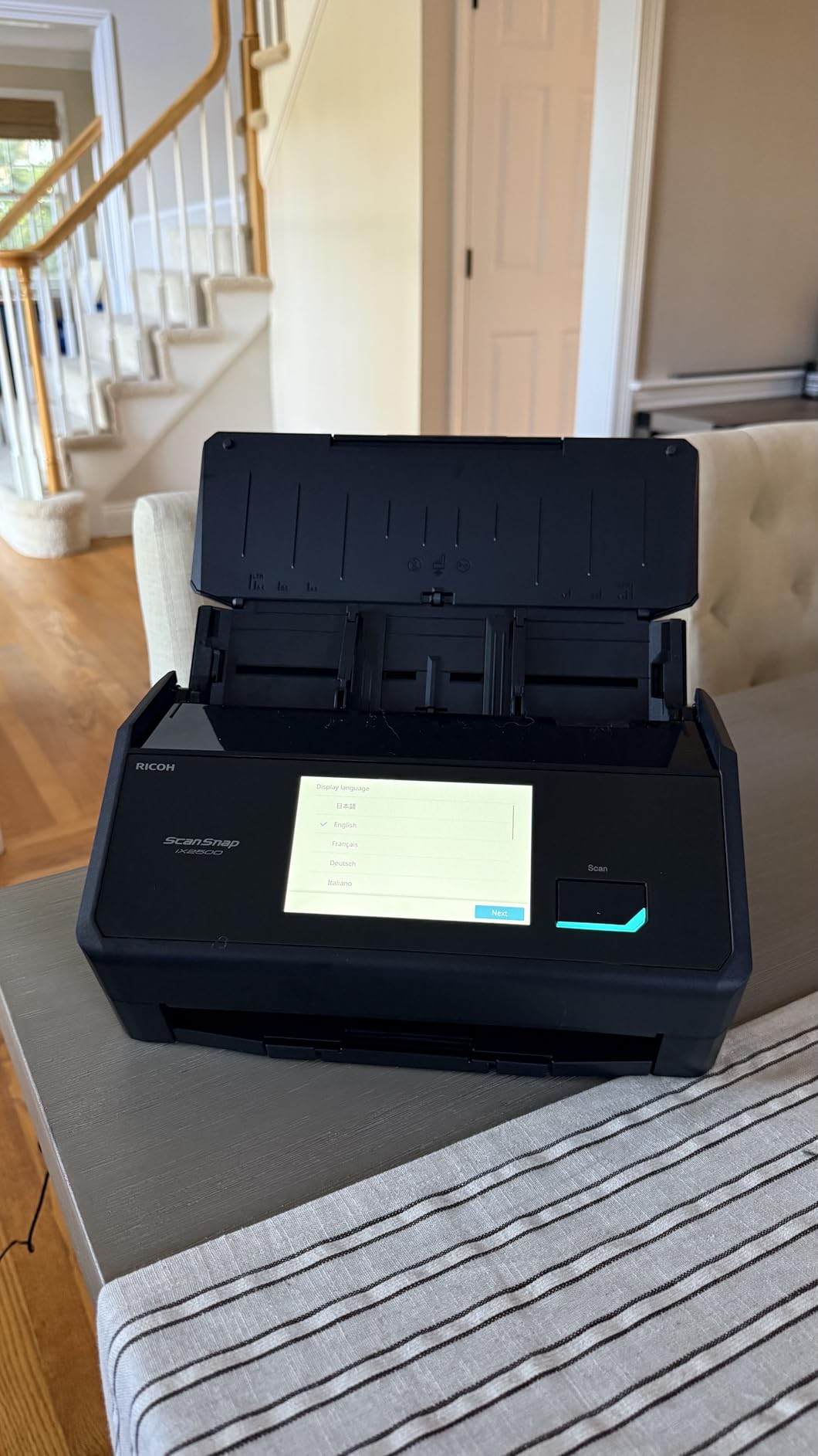 ScanSnap iX2500 Wireless or USB High-Speed Cloud Enabled Document, Photo & Receipt Scanner with Large 5