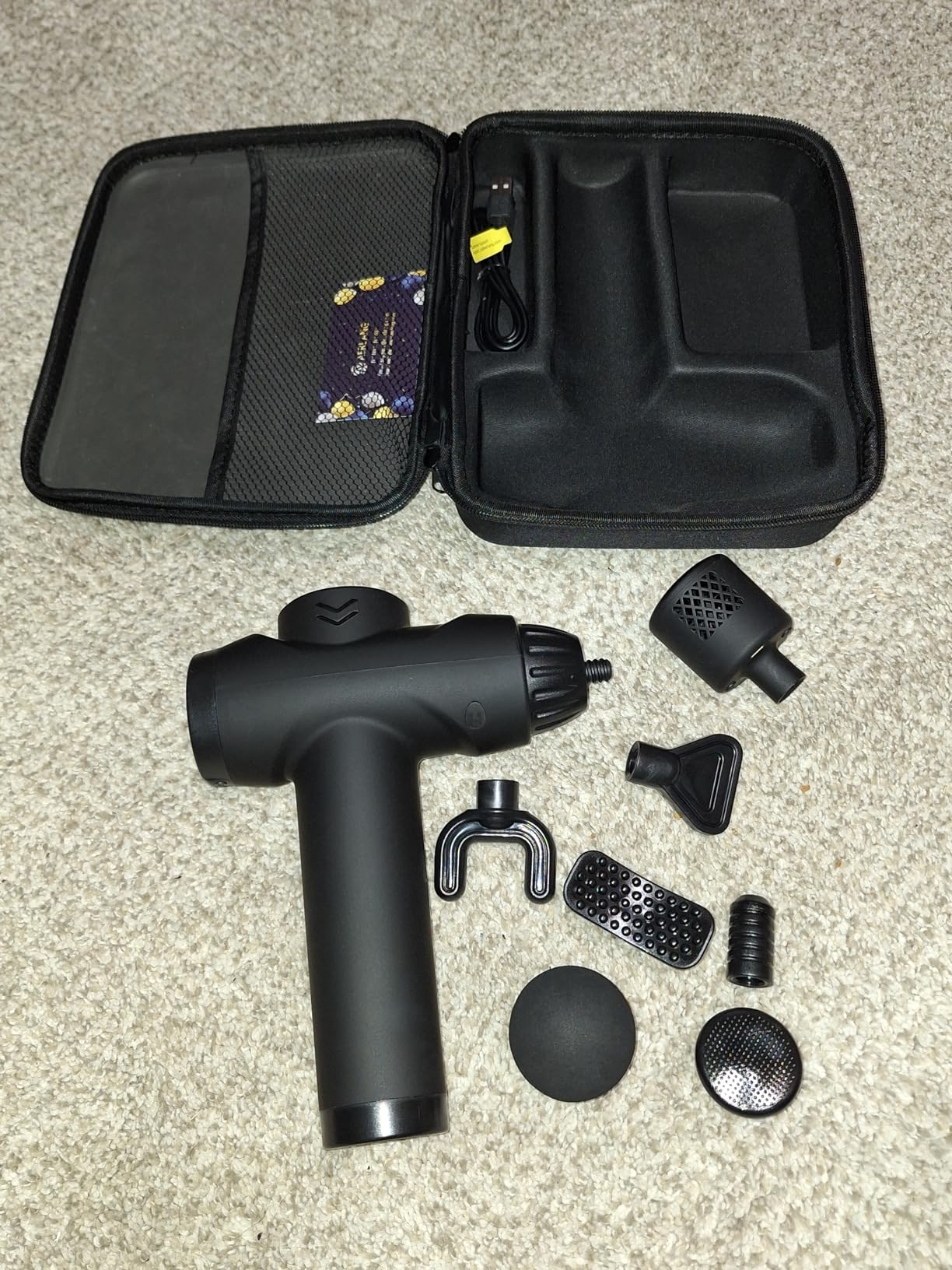 AERLANG Massage Gun with Heat and Cold, Deep Tissue Massage Gun, Back and Neck Massager for Pain Relief, Muscle Percussion Massager customer photo 2