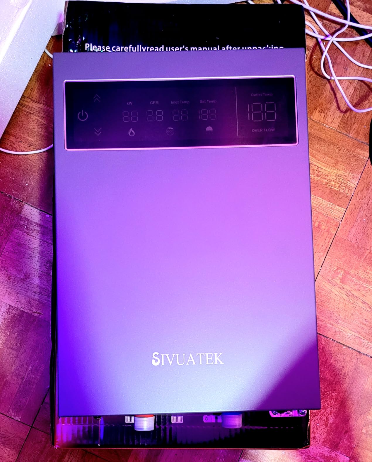 14kW Tankless Water Heater Electric, SIVUATEK 240V Instant On-Demand Hot Water Heater, 2 Point of Use, Self-Modulating, ETL Certified, Endless Water Supply for Home customer photo 1