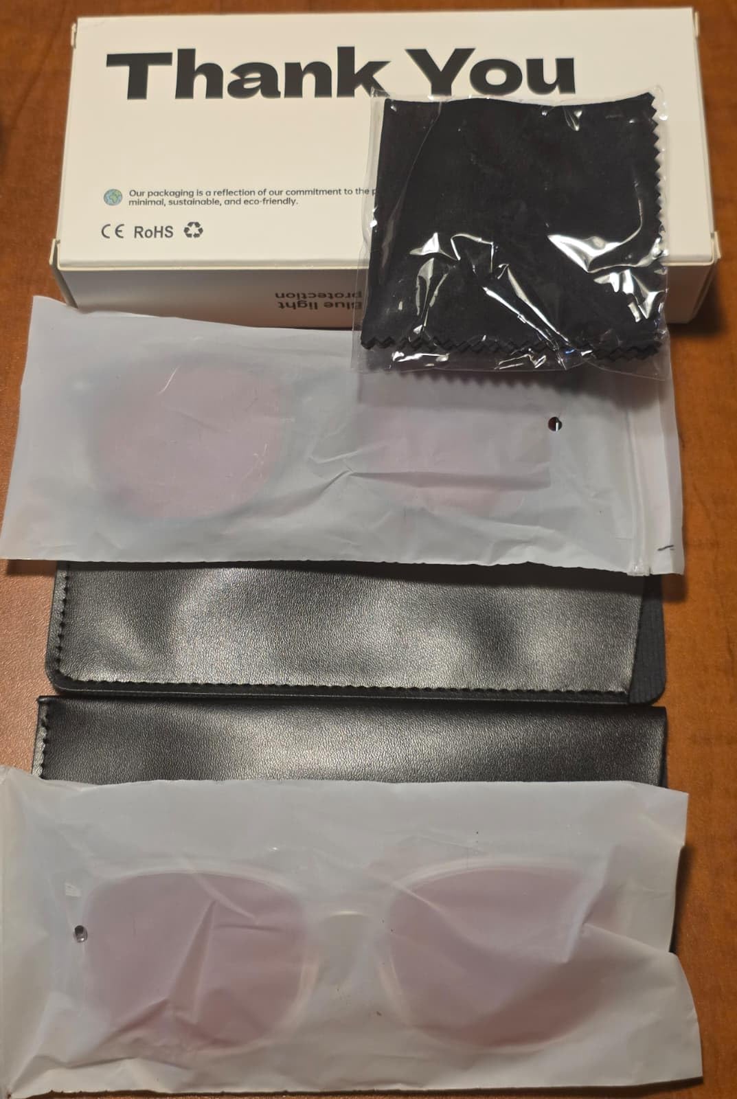 2 Packs Professional Sleep Glasses with 98.7% Blue Light Blocking Dual AR Coatings Amber Lens, Computer Gaming Glasses for Men Women, Anti Fatigue & Eye Strain customer photo 2