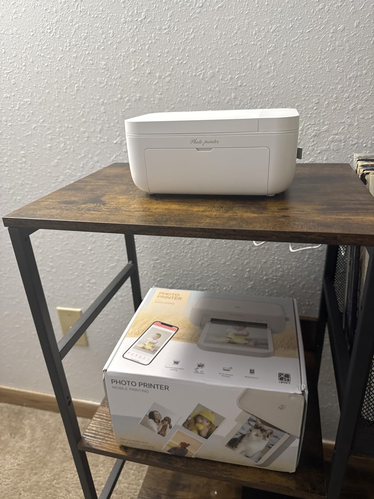 HPRT 4x6 Photo Printer with 108 Sheet & 2 Ribbon, Portable Picture Printer for iPhone & Android Smartphone, Instant Photo Printer, Bluetooth Small Phone Photo Printer customer photo 1