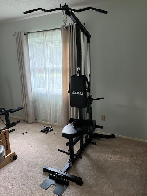 LS01 LAT Pulldown Machine, LAT Row Cable Machine with AB Crunch, LAT Tower with Cable Row Attachments, 3 in 1 Pulley Stations for Home Gym customer photo 1