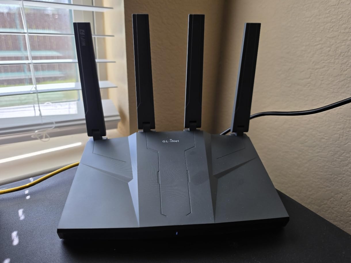 GL.iNet GL-BE9300 (Flint 3) Tri-Band WiFi 7 Router, High-Speed 6GHz Gaming WiFi Router for Wireless Internet, Long Range, 5 x 2.5G VPN Routers for Fiber Optic Modem customer photo 2