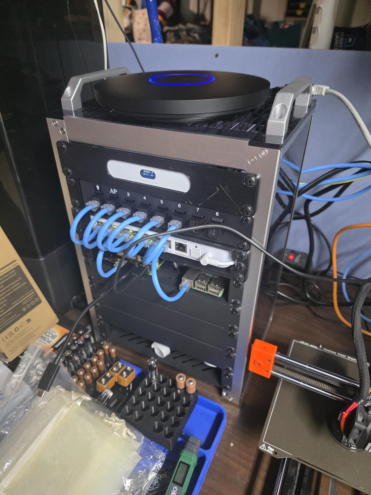 GeeekPi 8U Server Cabinet - 10 inch Server Rack for Network, Servers, Audio, and Video Equipment, DeskPi RackMate T1 customer photo 2