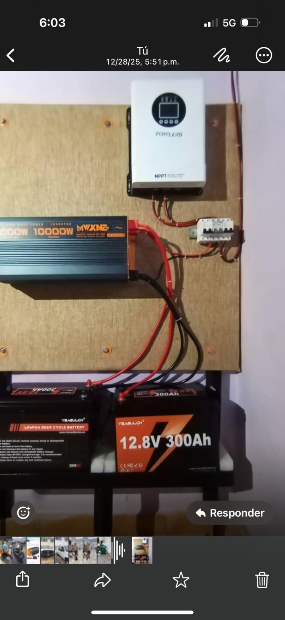 12V 300Ah LiFePO4 Battery 200A BMS 3840Wh Up to 6000+ Deep Cycle Lithium Iron Phosphate Battery Perfect for RV Camping Marine Solar Energy Storage Backup Power customer photo 2