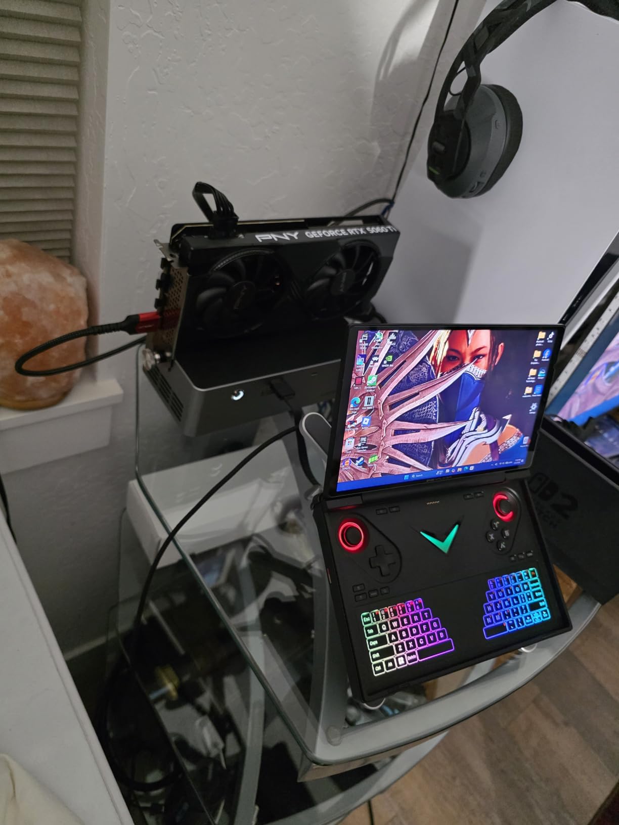 AOOSTAR AG02 External GPU Dock Station with USB4+OCULINK Ports and 800W PSU,eGPU Suitable for Graphics Cards Under 600W Power,eGPU Enclosure for RTX 4090, AMD RX 7900 XTX etc customer photo 1