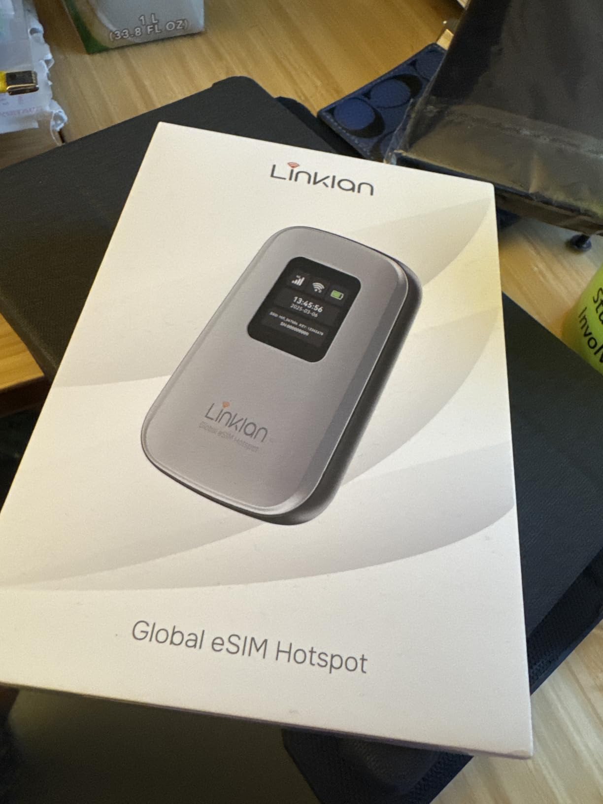 Portable Mobile Hotspot-eSIM Global WiFi Hotspot, No SIM Card/Contract Needed, 16 Devices, 180+ Countries, Compact Wireless Router for International Trips & Business [Free 5GB US Data for 15 Days] customer photo 1