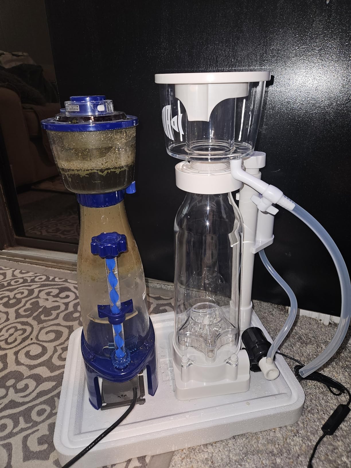 Protein Skimmer for Saltwater Aquariums, for Fish Tanks up to 110 Gallons, DC Needle-Wheel Pump, In Sump Use customer photo 2